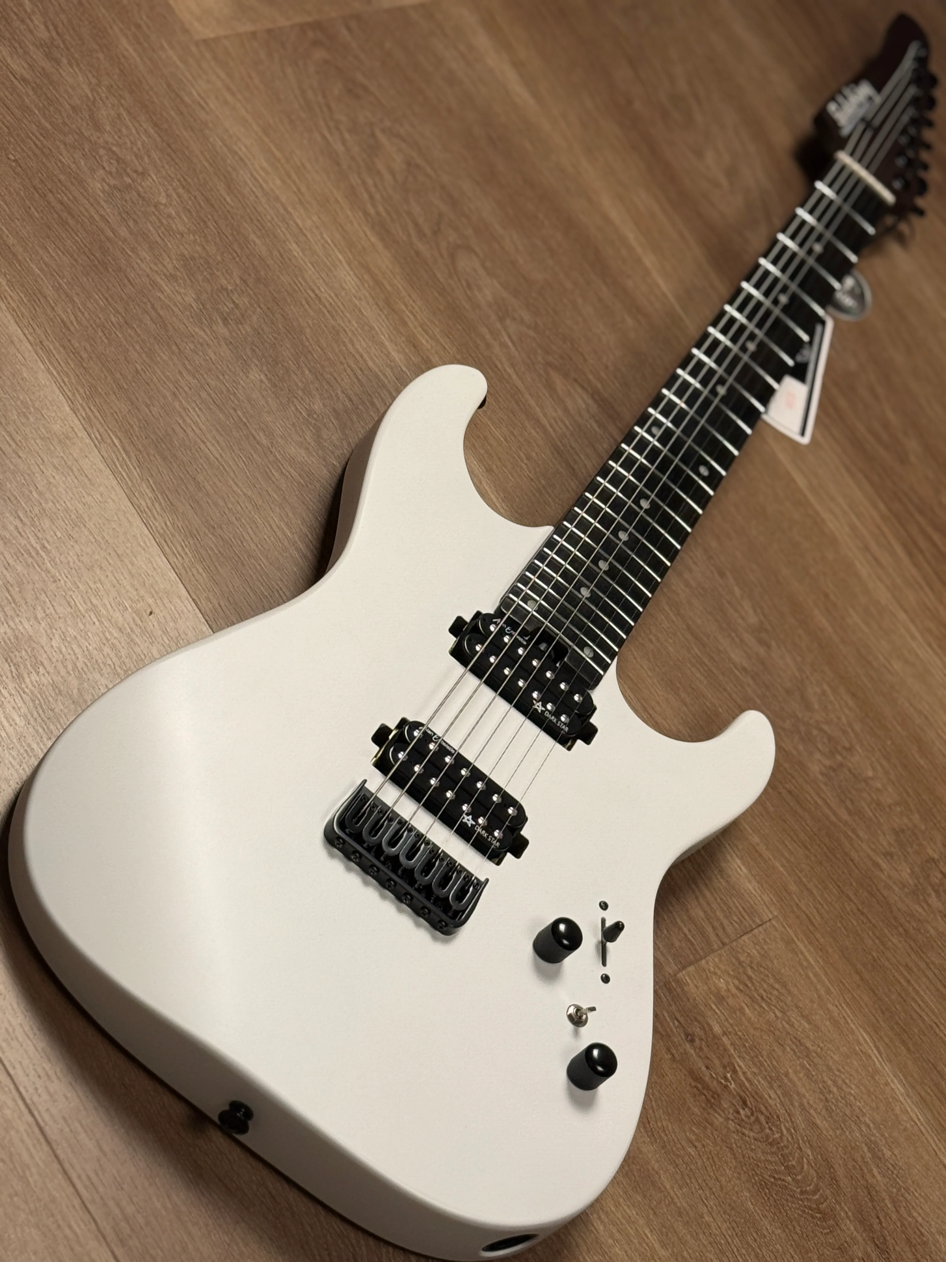 Soloking MS-7 Custom X HH LS in Satin White - Image 4