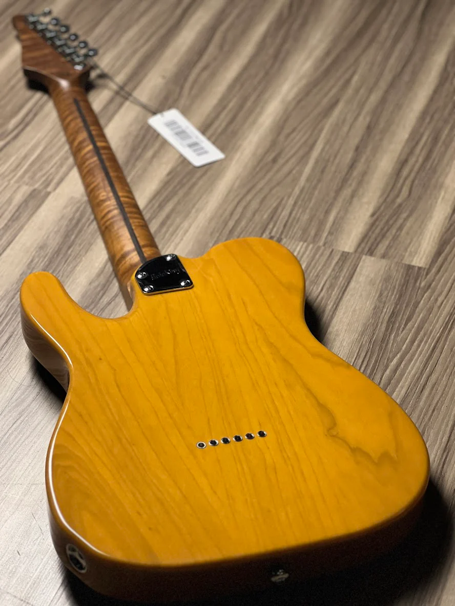 Soloking MT-1 ASH FMN with Roasted Flame Neck in Butterscotch Blonde Nafiri Special Run NAMM Show - Image 2