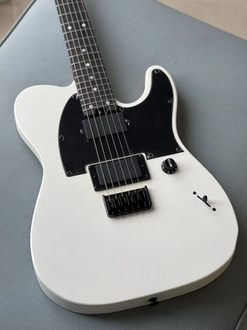 Soloking MT-1 Deluxe HH 24 in Satin White Matte Nafiri Special Run JESCAR - Image 3