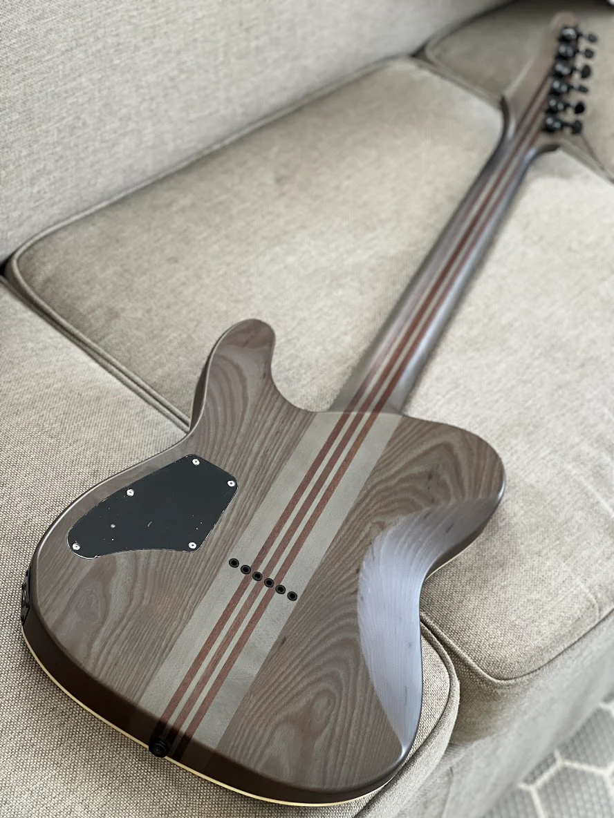 Soloking MT-1 Deluxe HH 24 Neck Thru in Satin Black Matte Nafiri Special Run - Image 4
