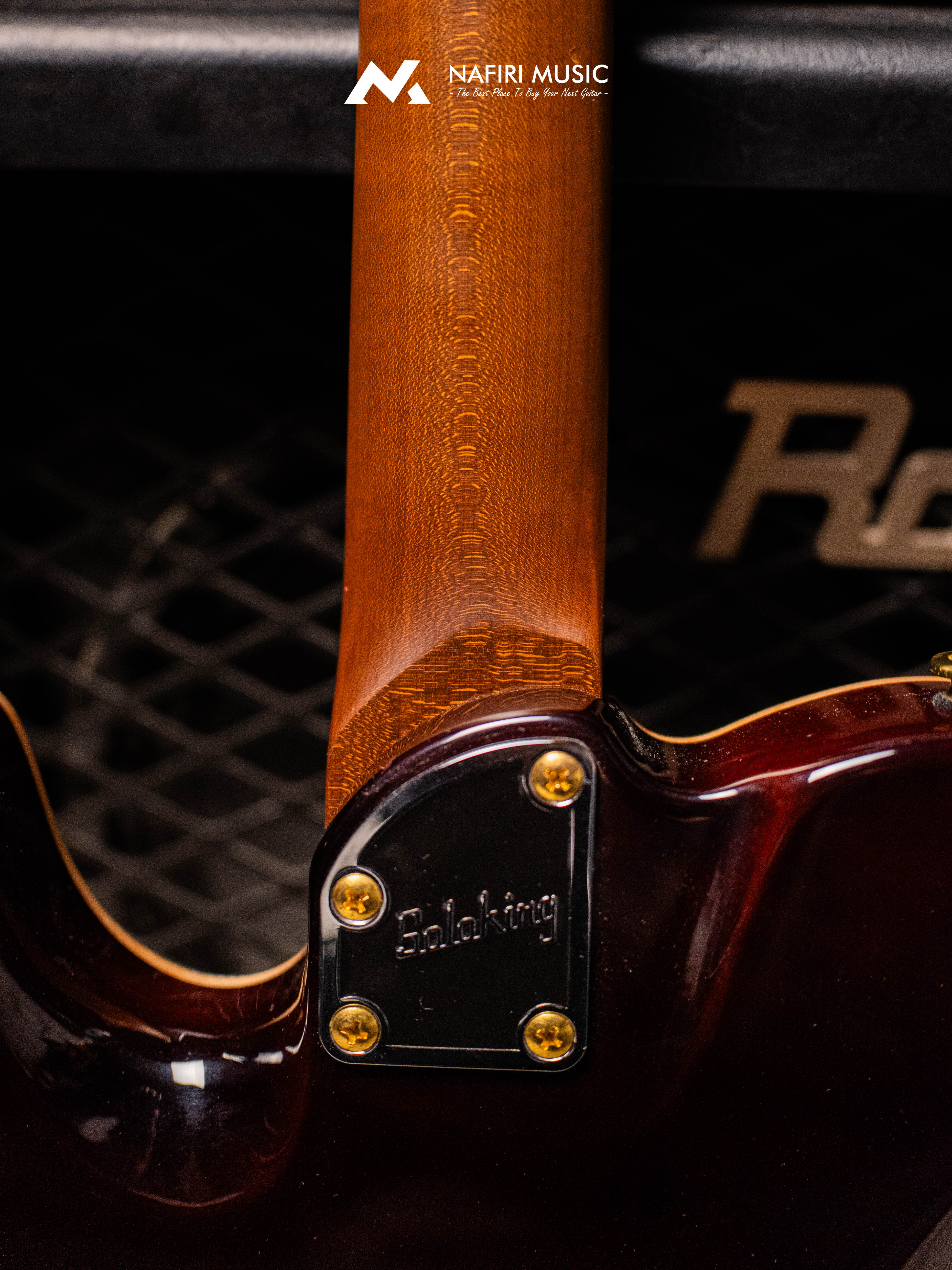 Soloking MT-1 FM 24 Deluxe HH MOD Fishman Fluence Gold in Shaded Edgeburst Nafiri Special Run - Image 17