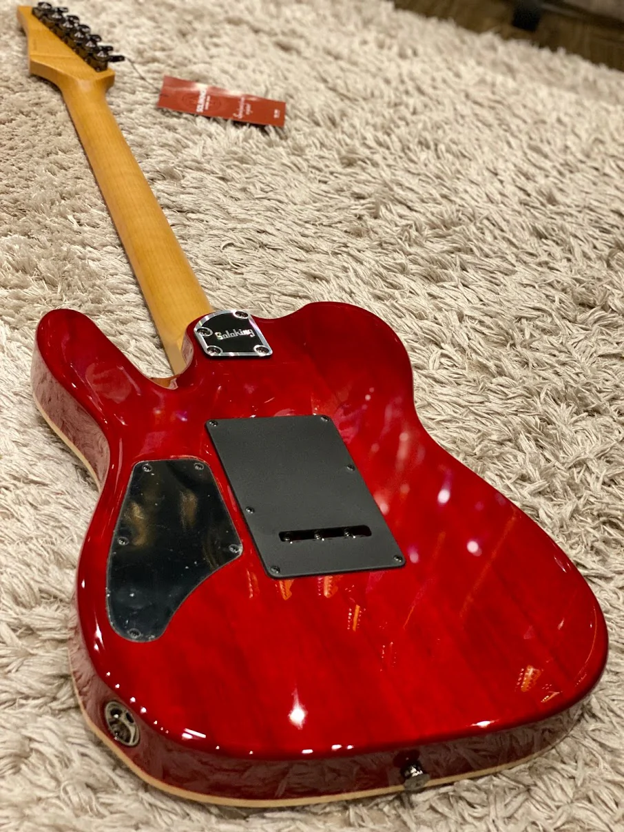 Soloking MT-1 FM 24 Deluxe in Cherry Burst - Image 3