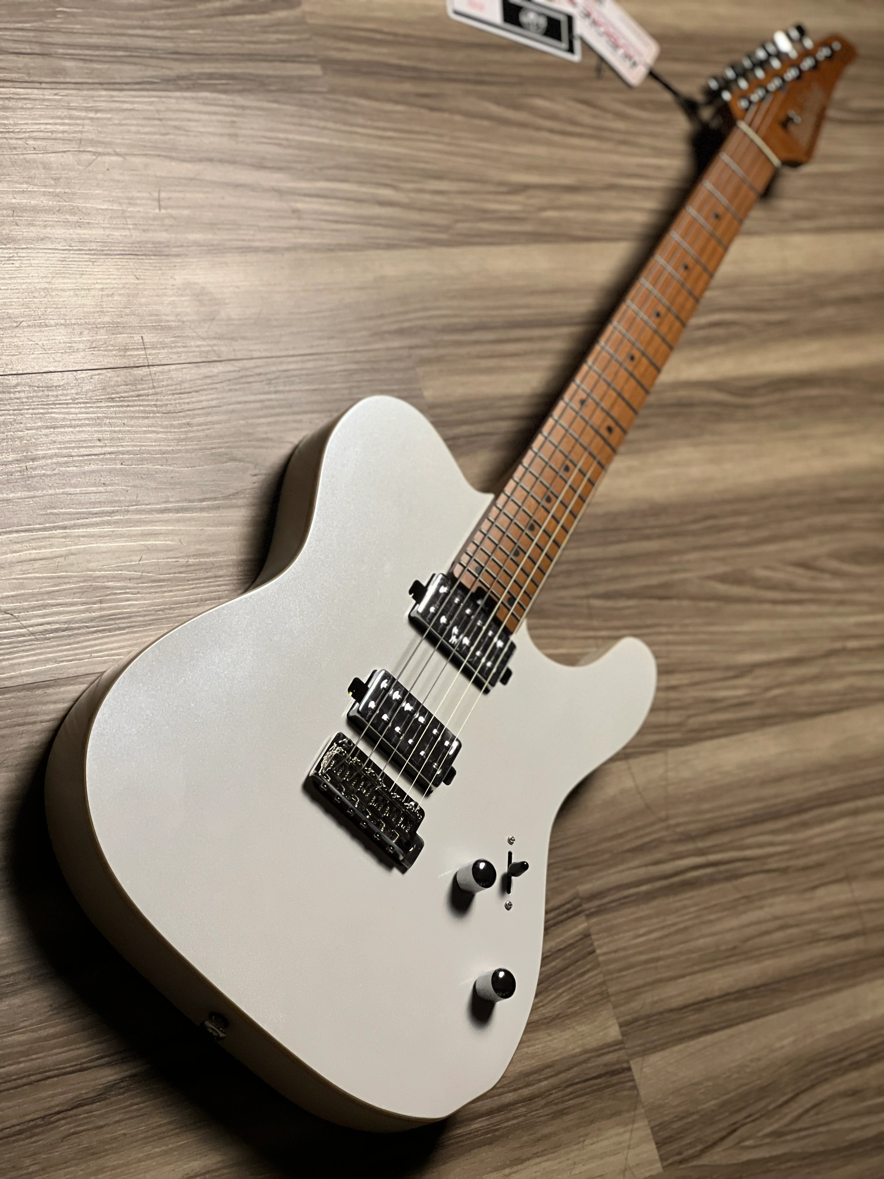 Soloking MT-1 Modern 24 HH MKII in Pearl White Metallic - Image 3