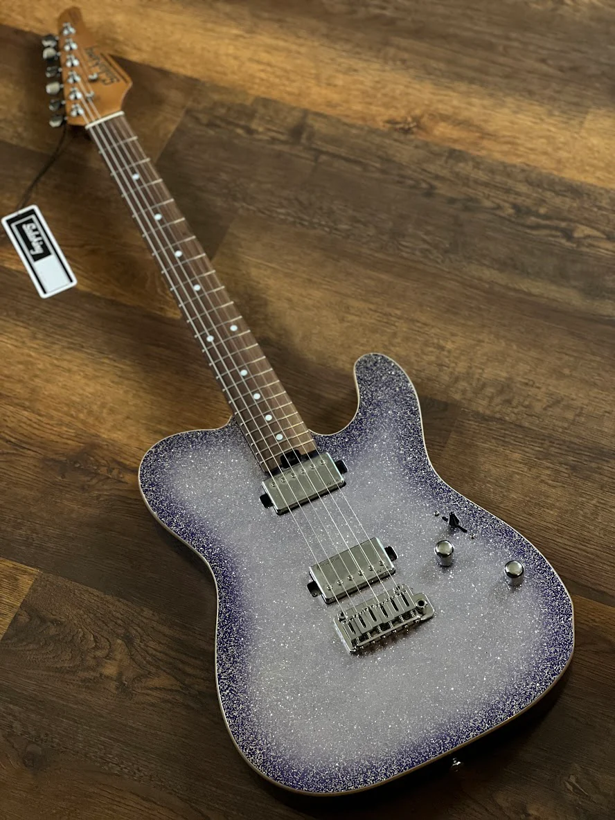 Soloking MT-1 Modern HH 22 in Metallic Purple Sparkle Nafiri Special Run - Image 5