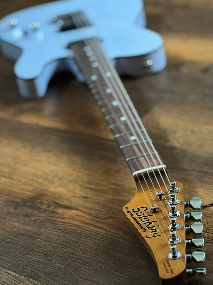 Soloking MT-1 Modern in Sonic Blue with Roasted Neck and Rosewood FB - Image 5