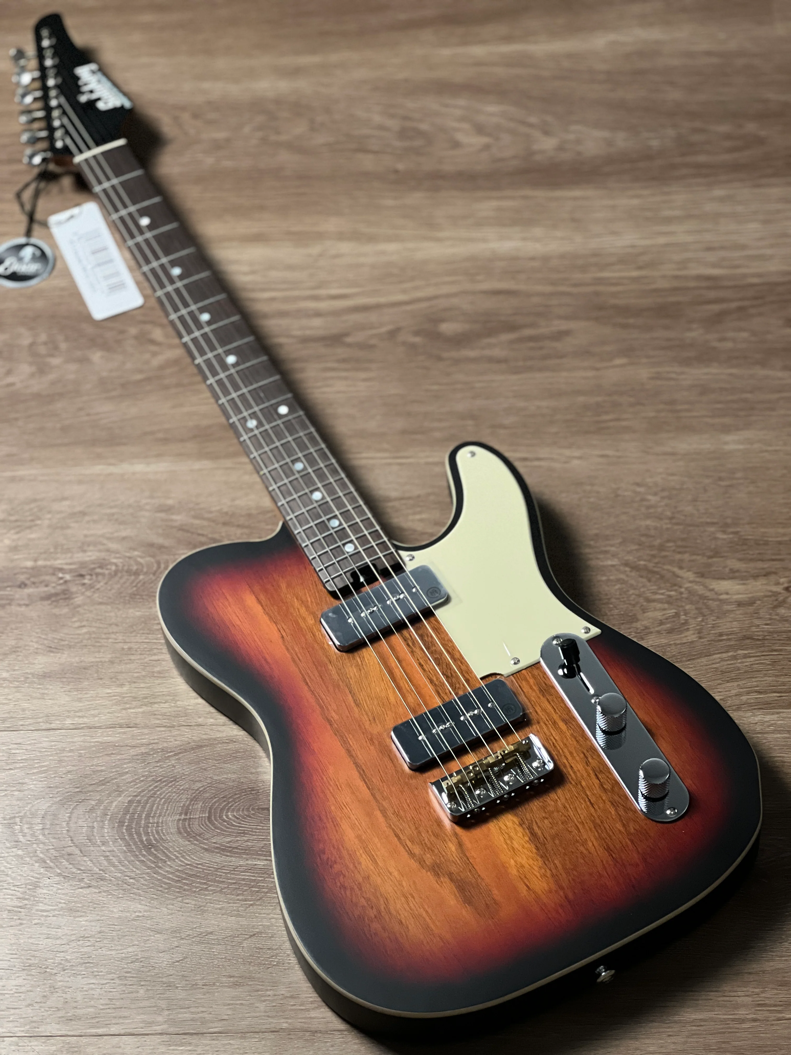 Soloking MT-1 Deluxe P90 in 3-Tone Sunburst - Image 2