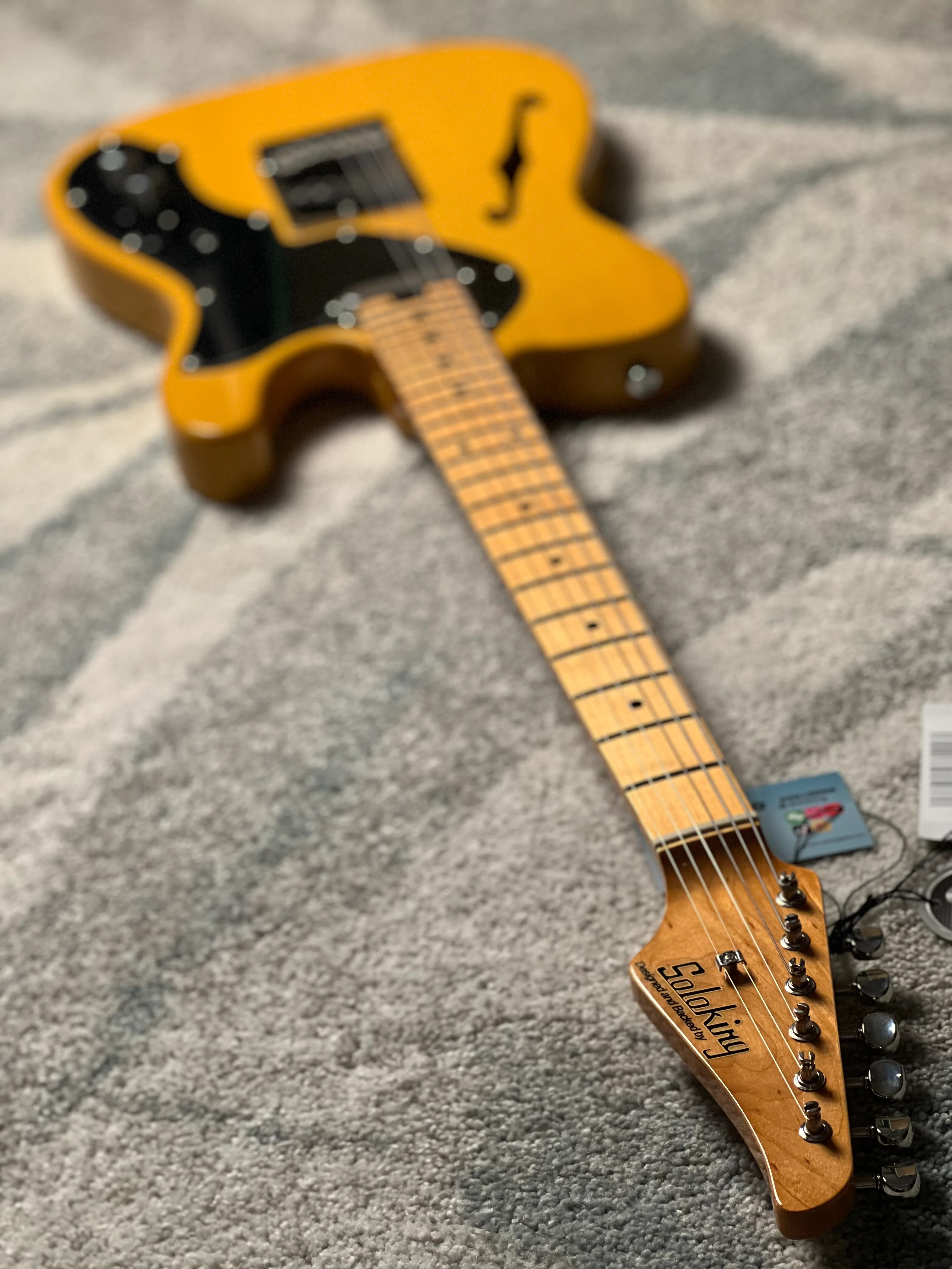 Soloking MT-1 Thinline in Butterscotch Blonde - Image 8