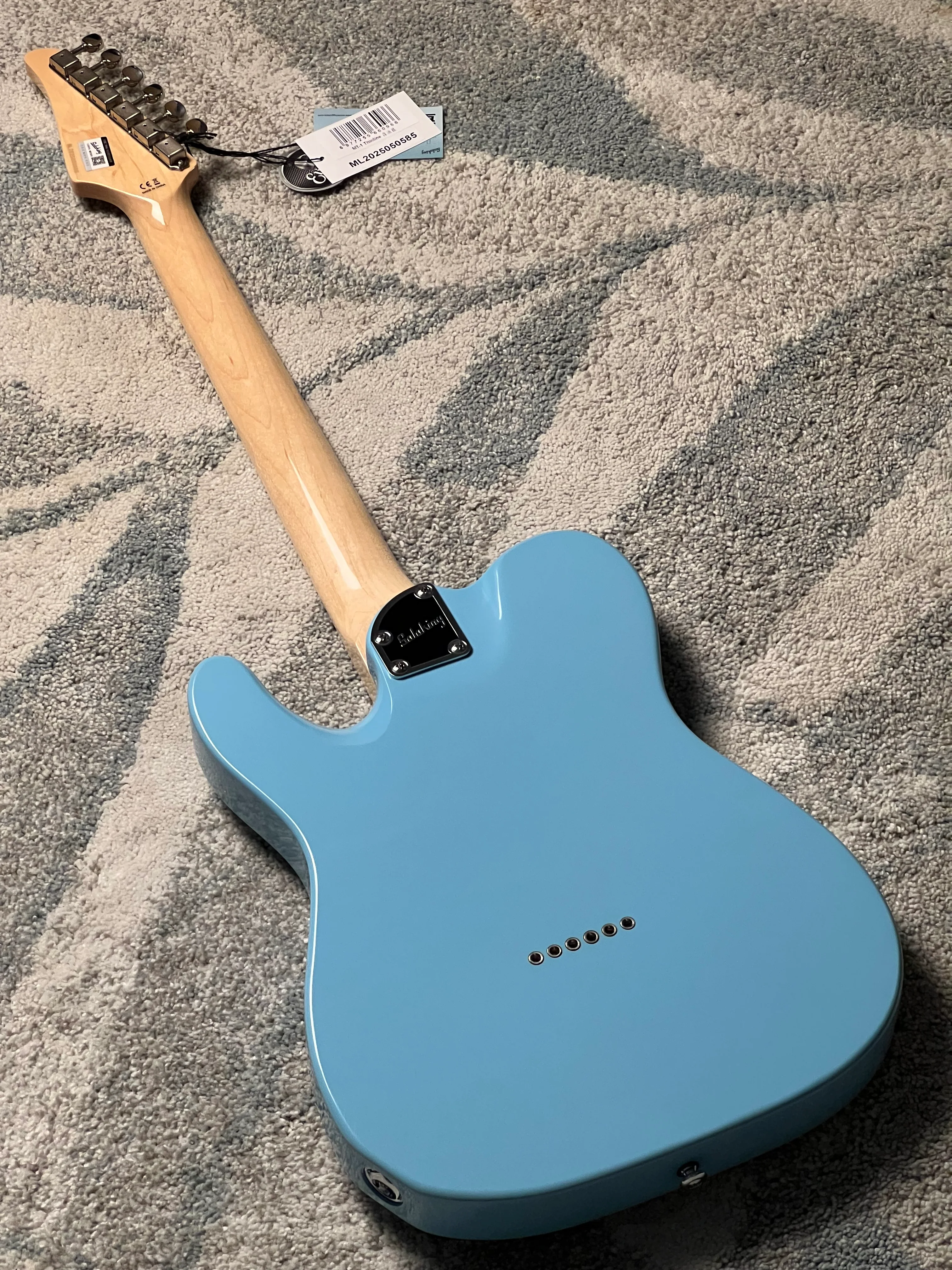 Soloking MT-1 Thinline in Sonic Blue - Image 5