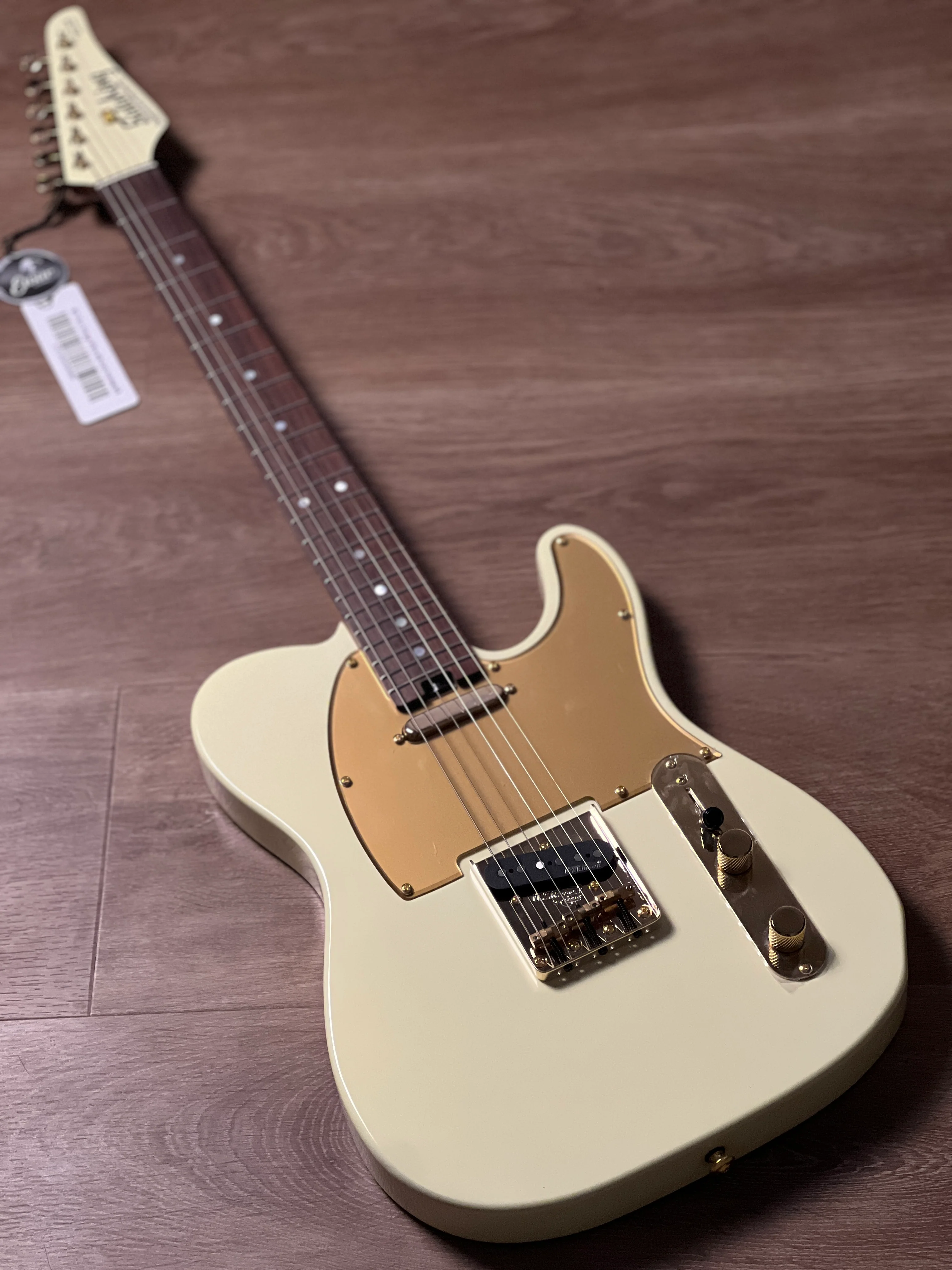 Soloking MT-1G Elite in Vintage White with Gold Hardware and Rosewood FB - Image 2
