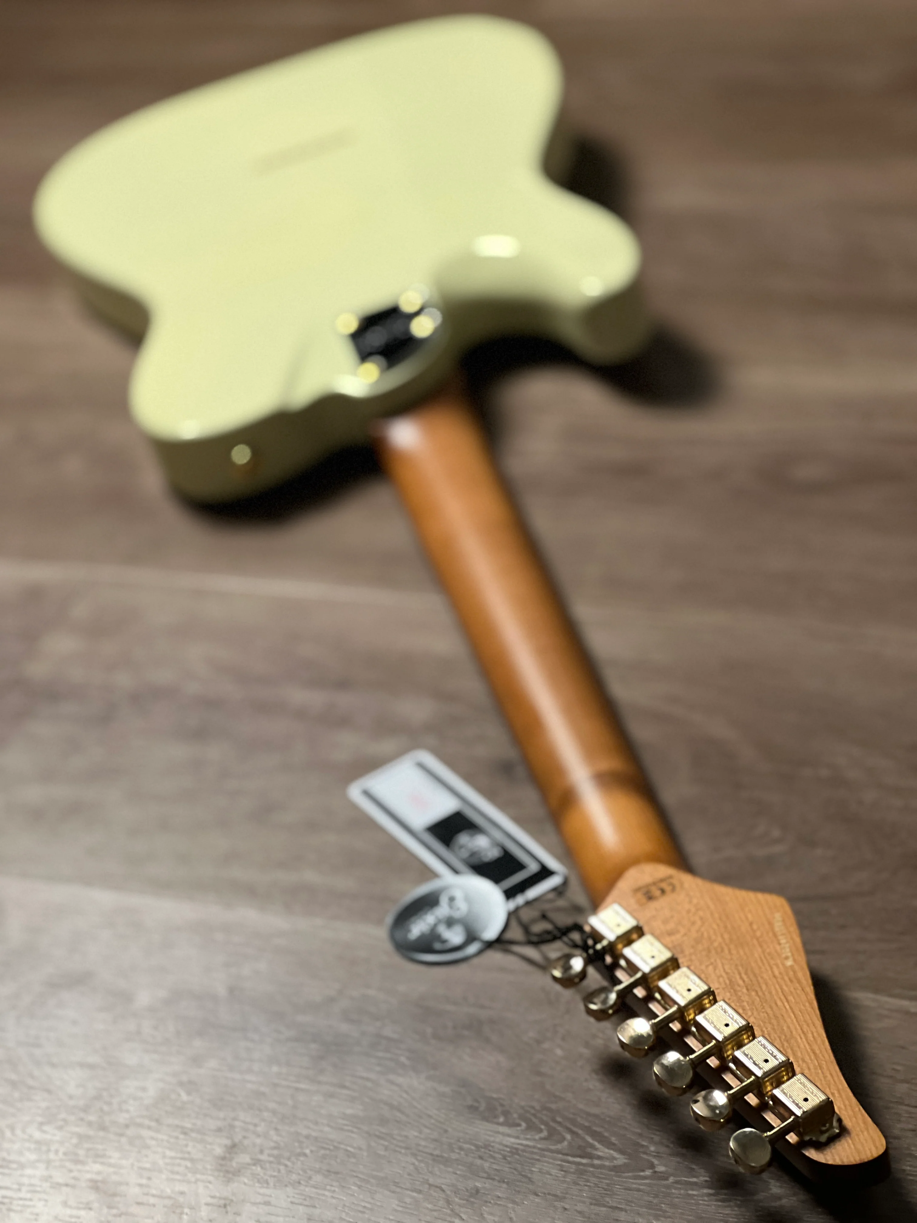 Soloking MT-1G Elite in Vintage White with Gold Hardware and Rosewood FB - Image 7