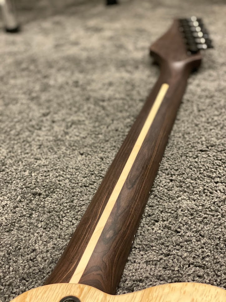 Soloking S408 in Natural with one piece rosewood neck and American Ash Body - Image 10