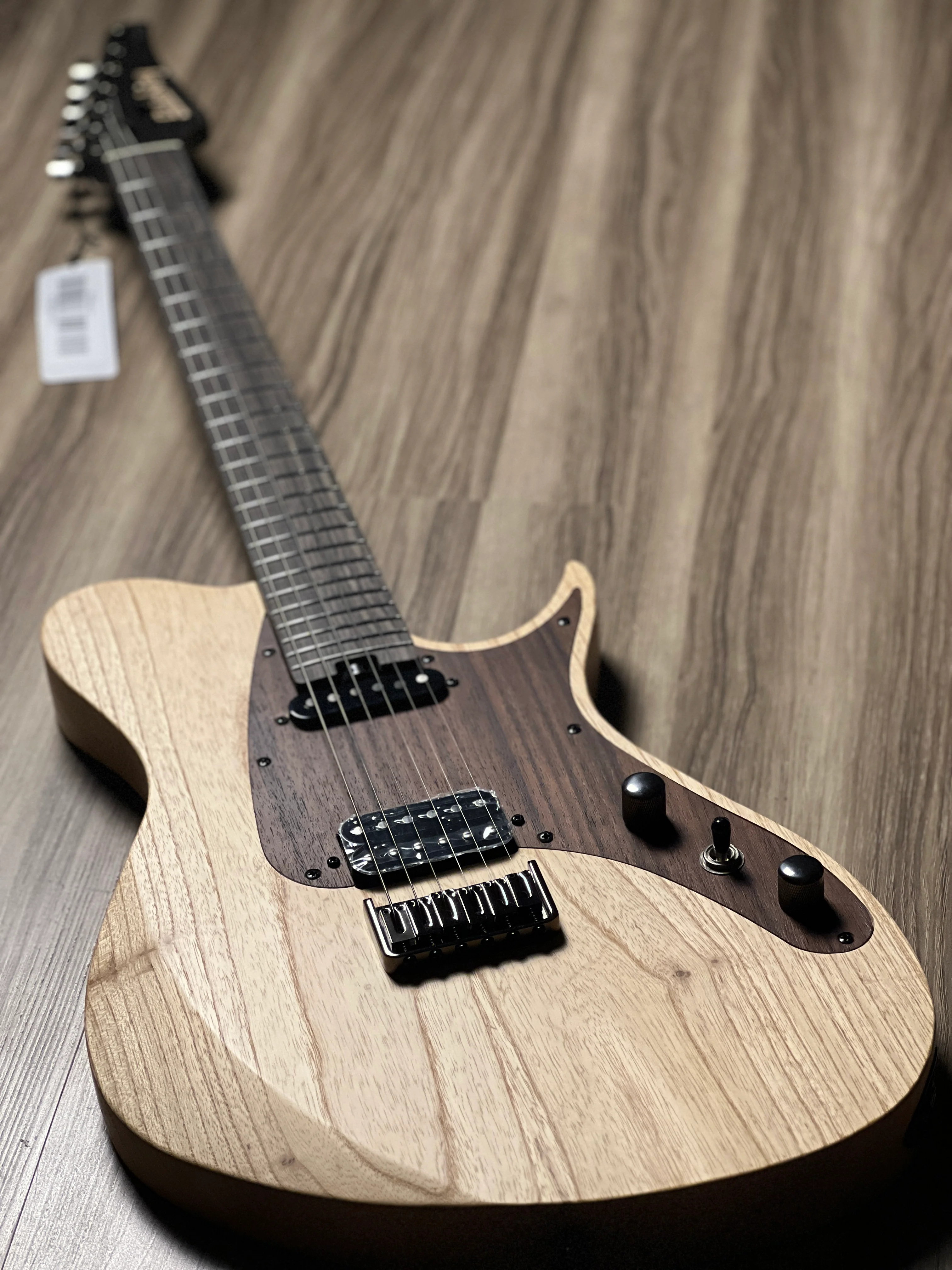 Soloking S408 in Natural with one piece rosewood neck and American Ash Body - Image 3