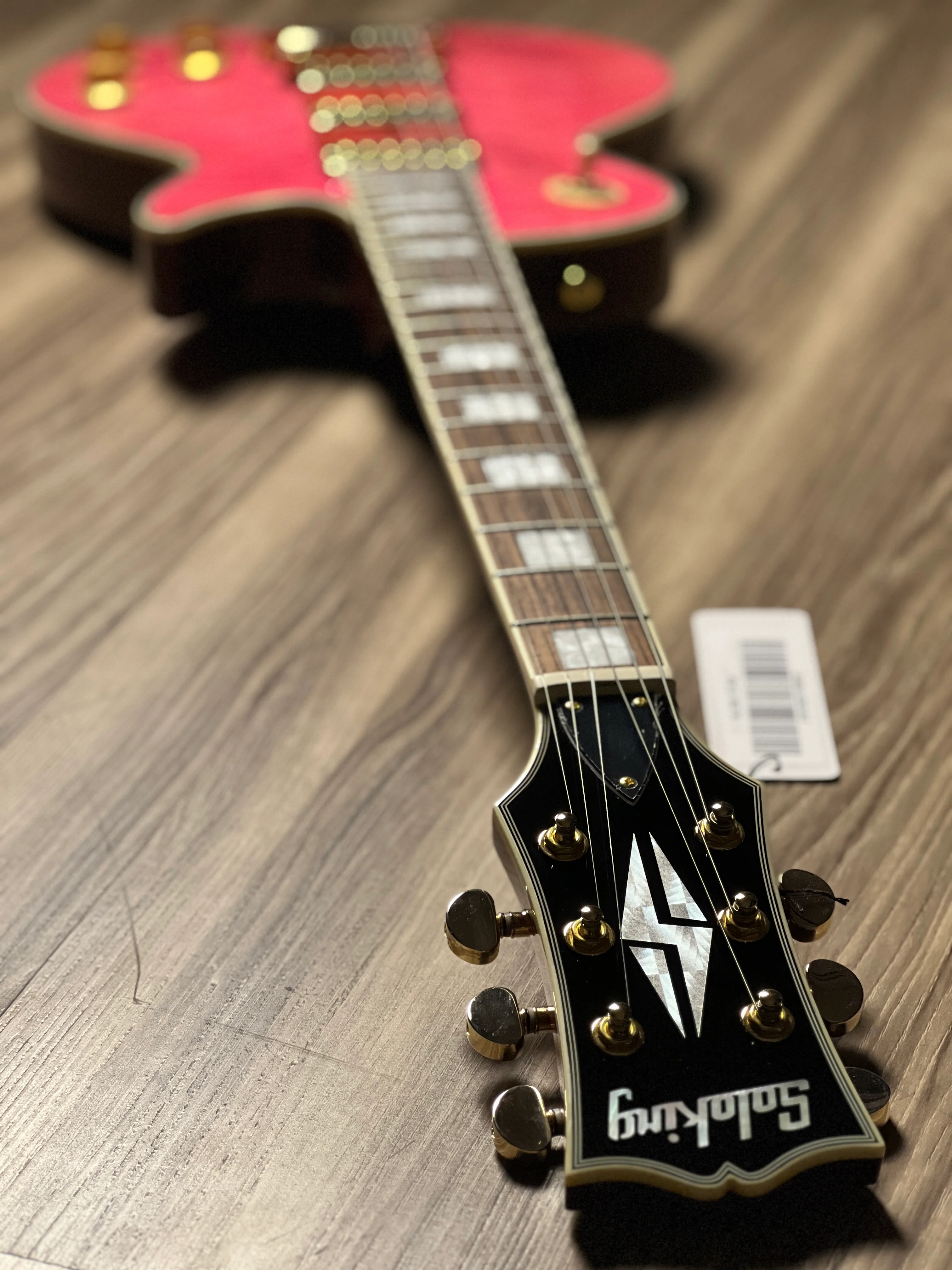 Soloking SLC60 T3 FM with 5A Quilt Top in Trans Pink - Image 6