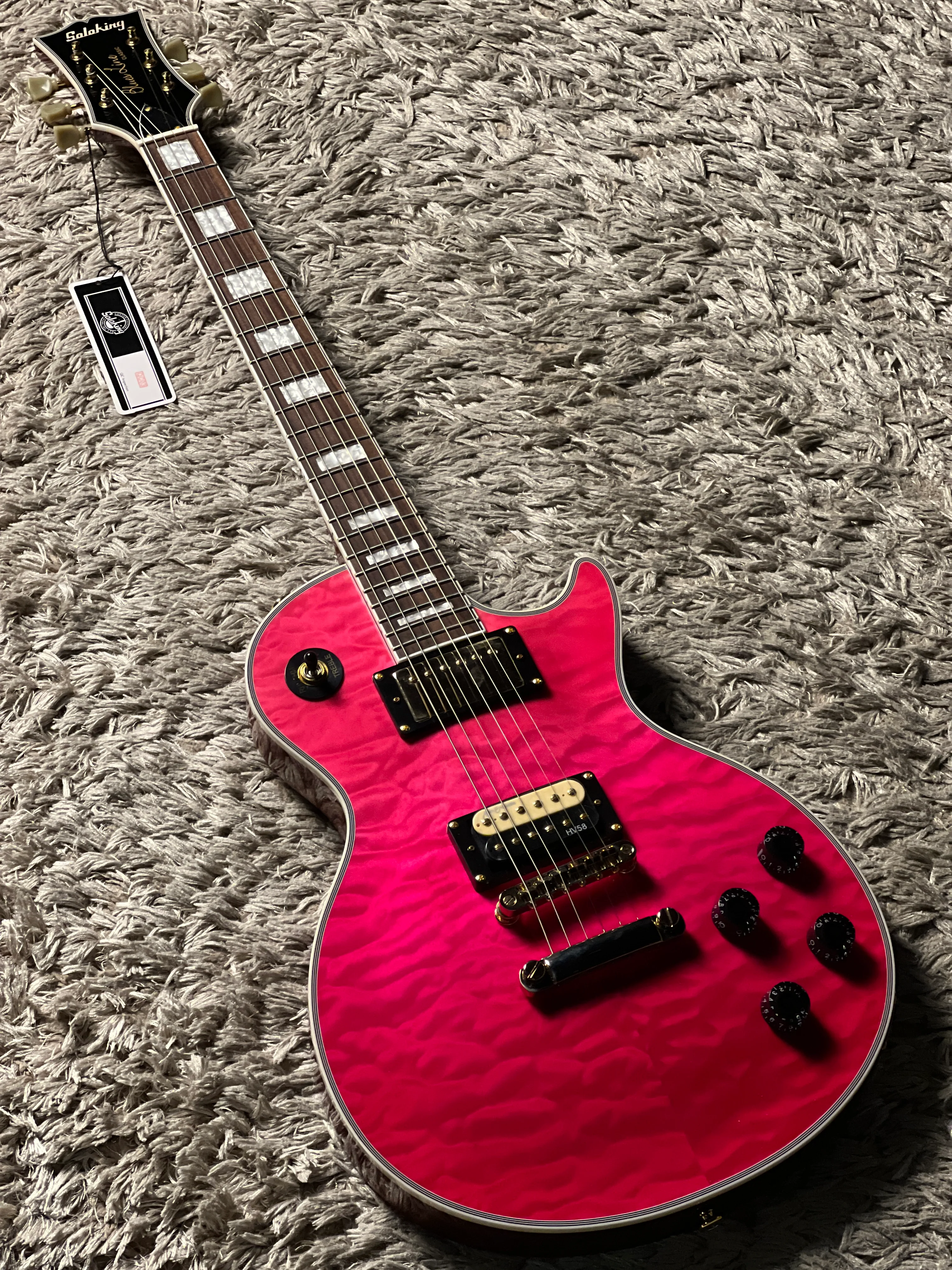 Soloking SLS50QM Deluxe with 5A Quilt Top in Sunset Fade - Image 2