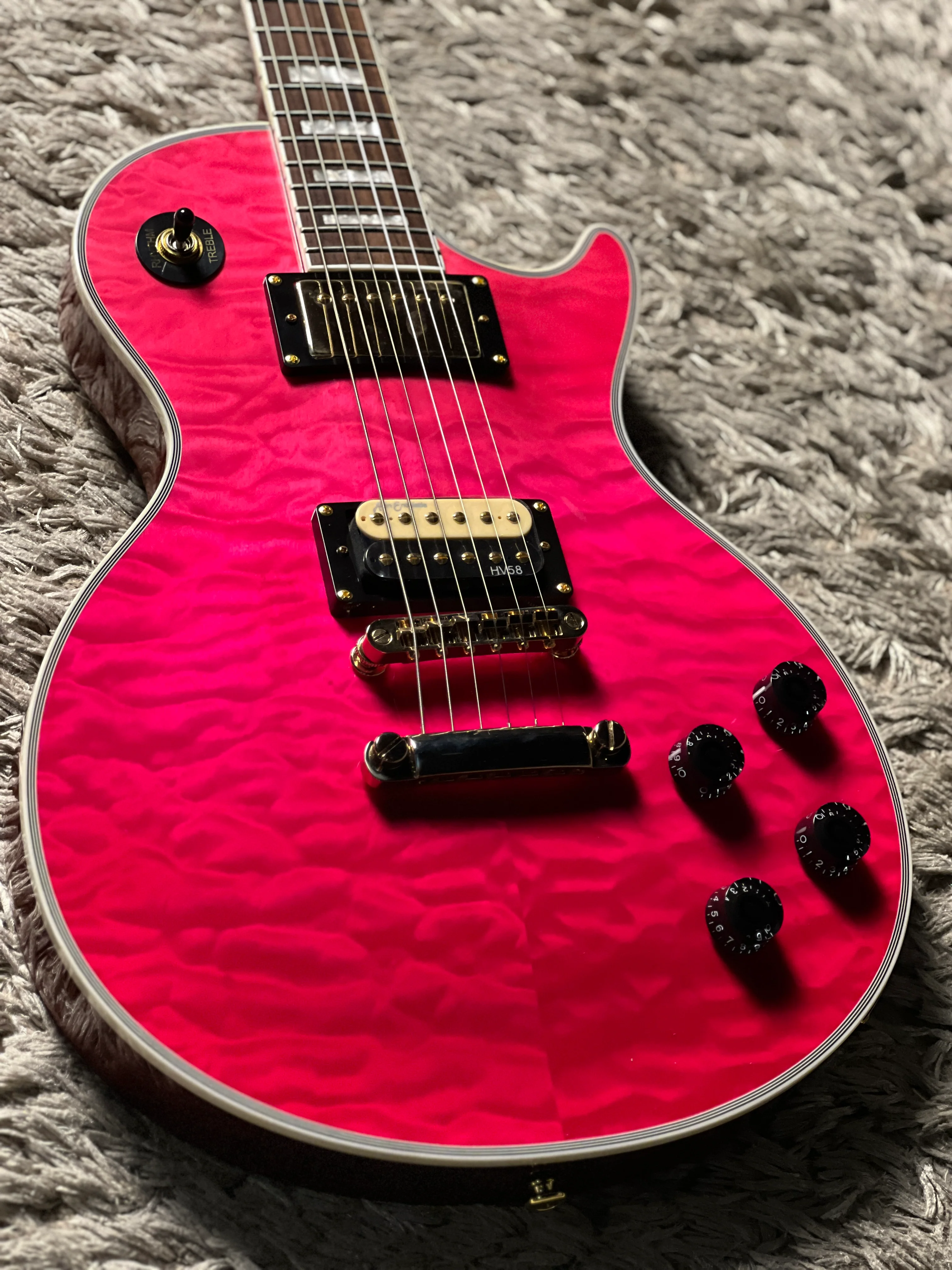 Soloking SLS50QM Deluxe with 5A Quilt Top in Sunset Fade - Image 4