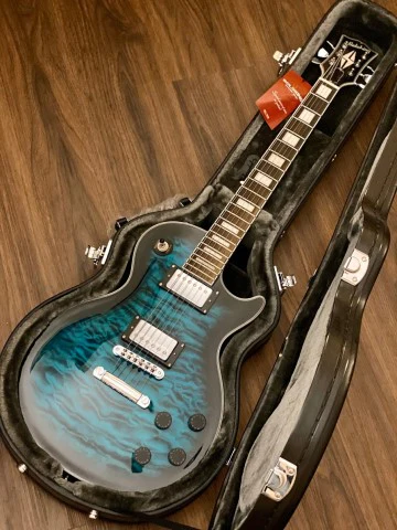 Soloking SLS60QM Deluxe in Teal Burst Nafiri Special Run - Image 7