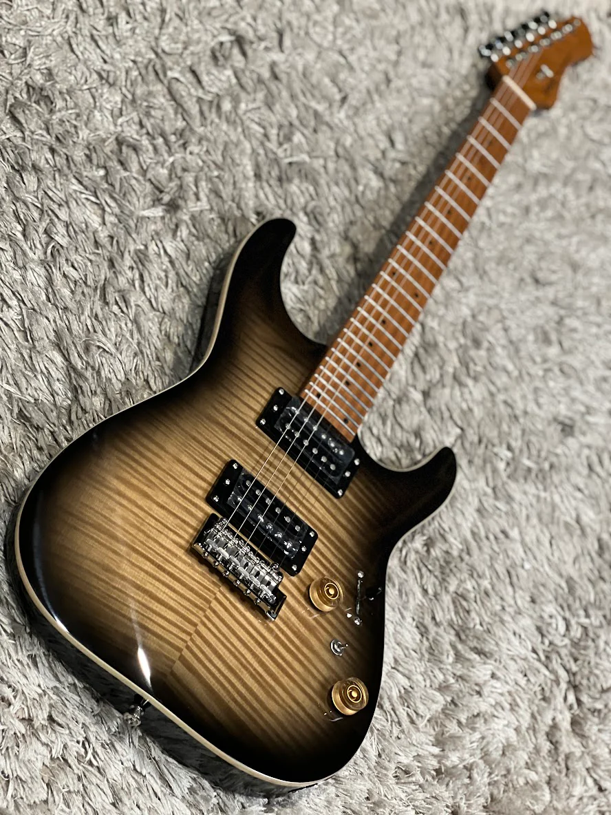 SQOE SEIB650 HH Roasted Maple Series in Charcoal Black Burst - Image 3
