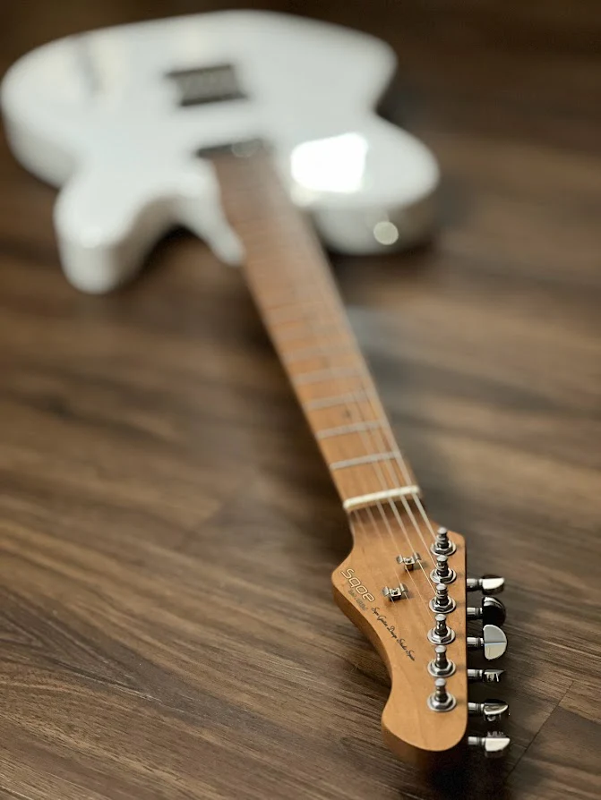 SQOE SETL450 HH Roasted Maple Series in Olympic White - Image 5