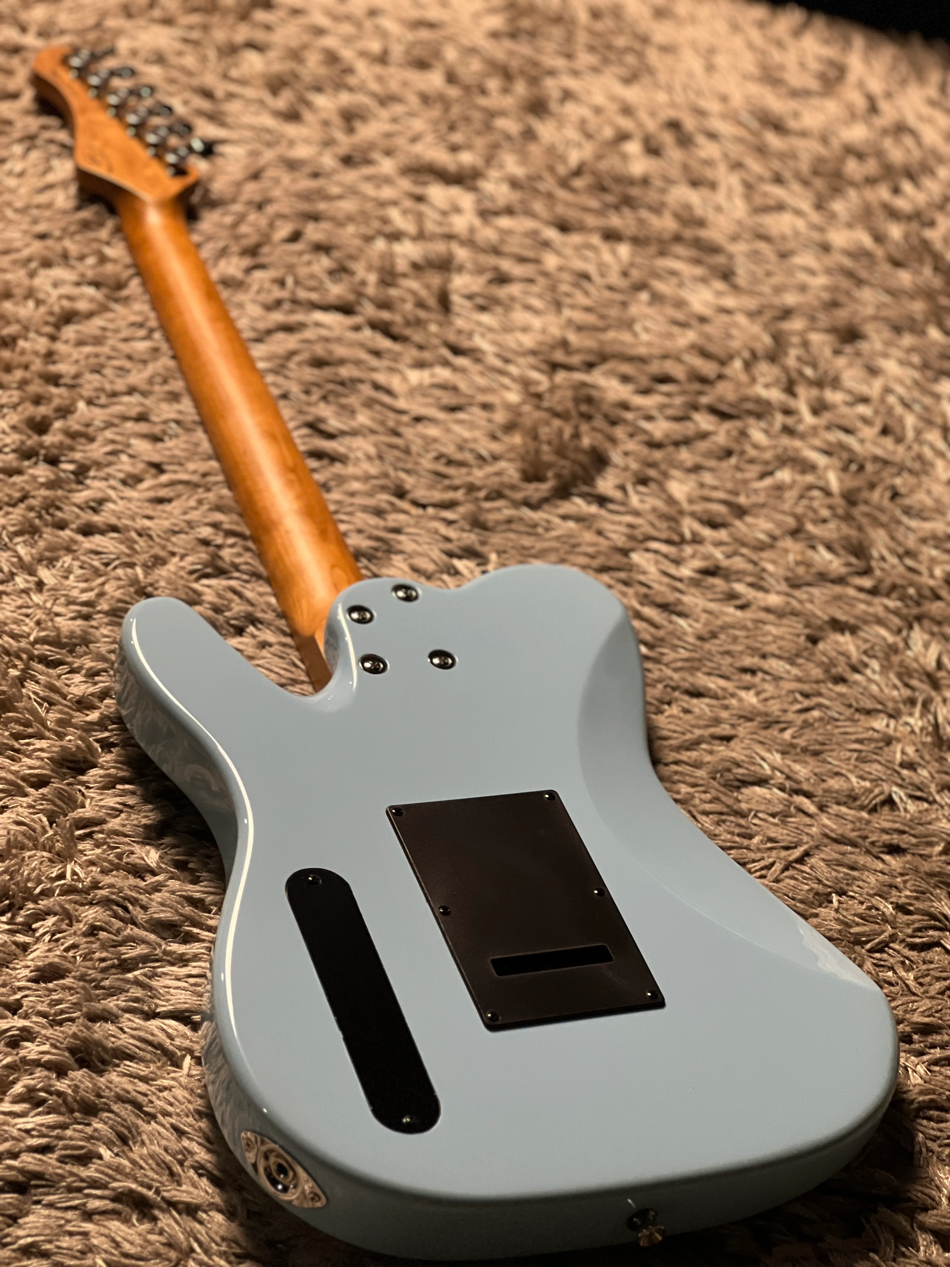 SQOE SETL450 HH Roasted Maple Series in Sky Blue Burst - Image 5