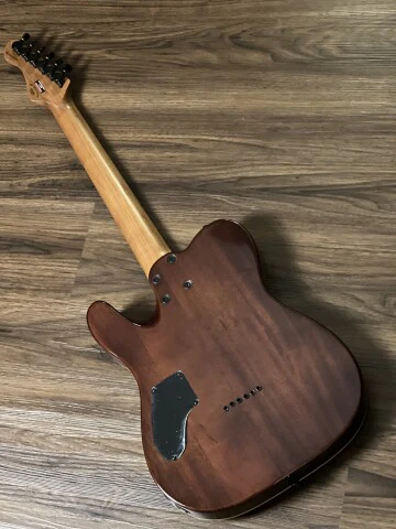 SQOE SETL650 HH Roasted Maple Series in Cherry Sunburst Burl - Image 4