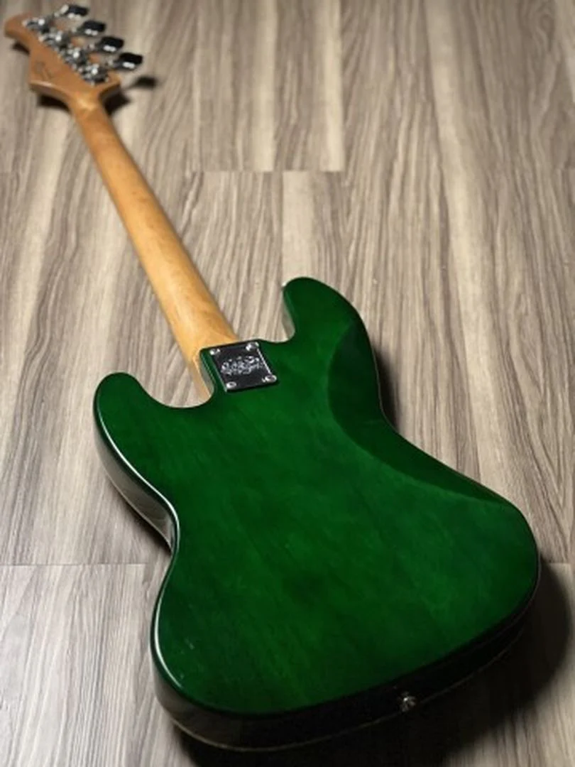 SQOE SJB700 Roasted Maple Series Bass in Moss Green Fade - Image 5