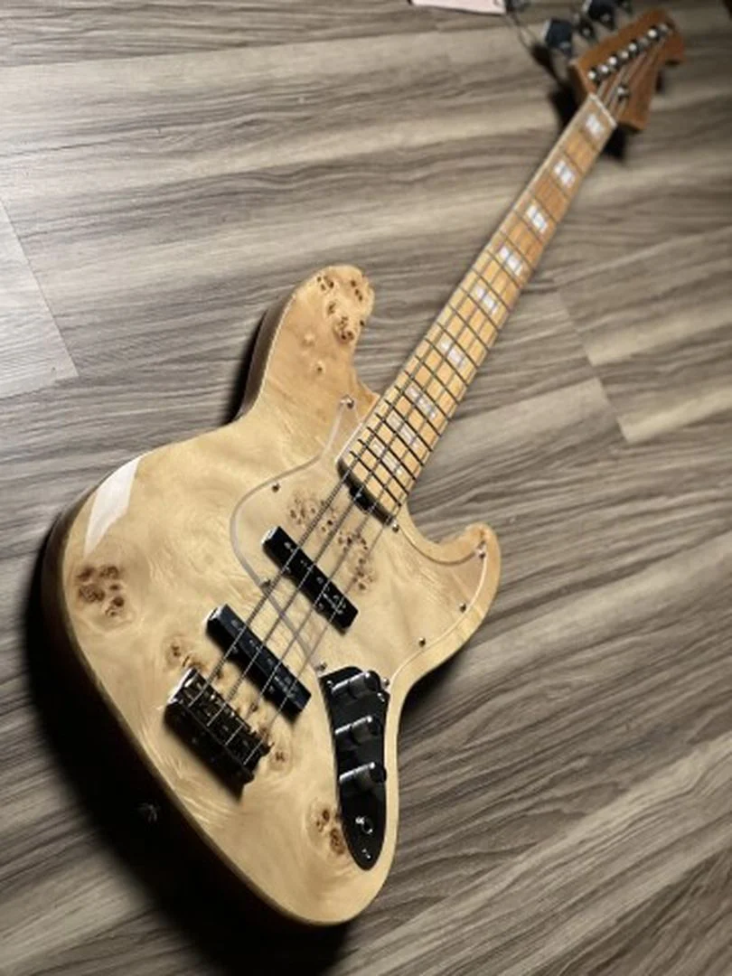 SQOE SJB700 Roasted Maple Series Bass in Natural - Image 3