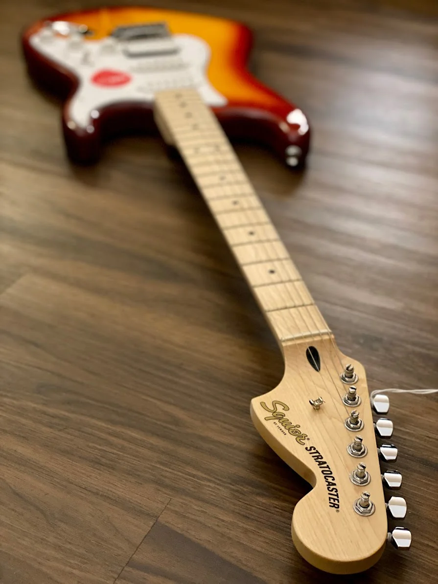 Squier Affinity Series HSS Stratocaster FMT with Maple FB in Sienna Sunburst - Image 5