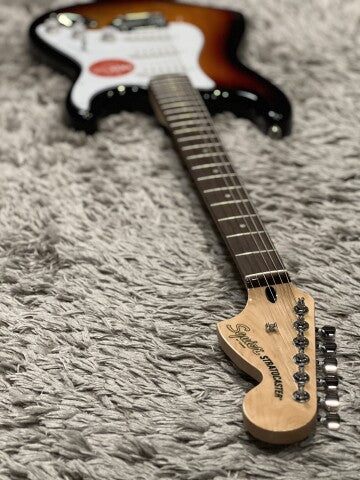 Squier Affinity Series Stratocaster With Laurel FB In 3-Color Sunburst - Image 3