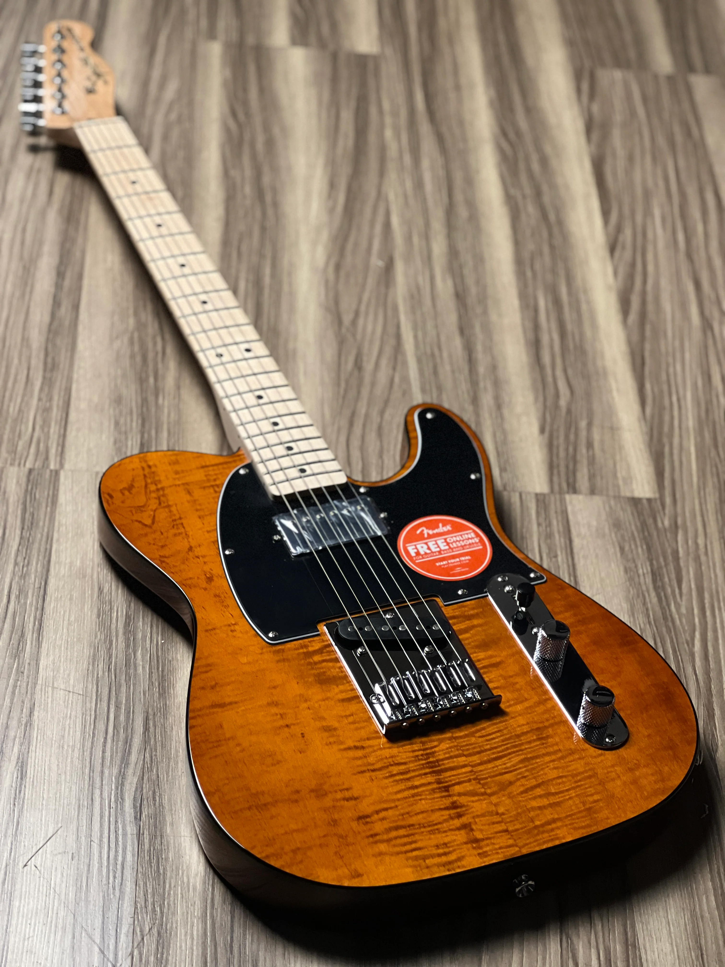 Squier Affinity Series Telecaster FMT SH With Maple FB in Mocha