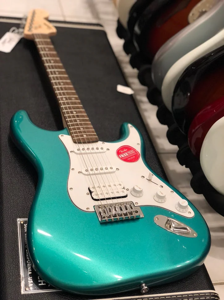 Squier Affinity Stratocaster HSS with Laurel FB - Race Green - Image 2