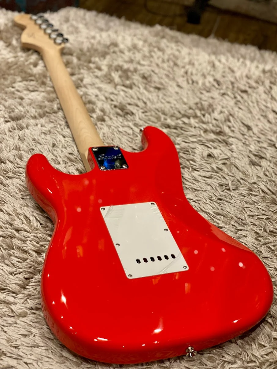 Squier Affinity Stratocaster in Race Car Red - Image 2