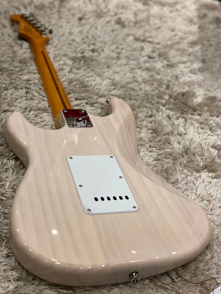 Squier Classic Vibe 50s Stratocaster With Maple FB in White Blonde - Image 5