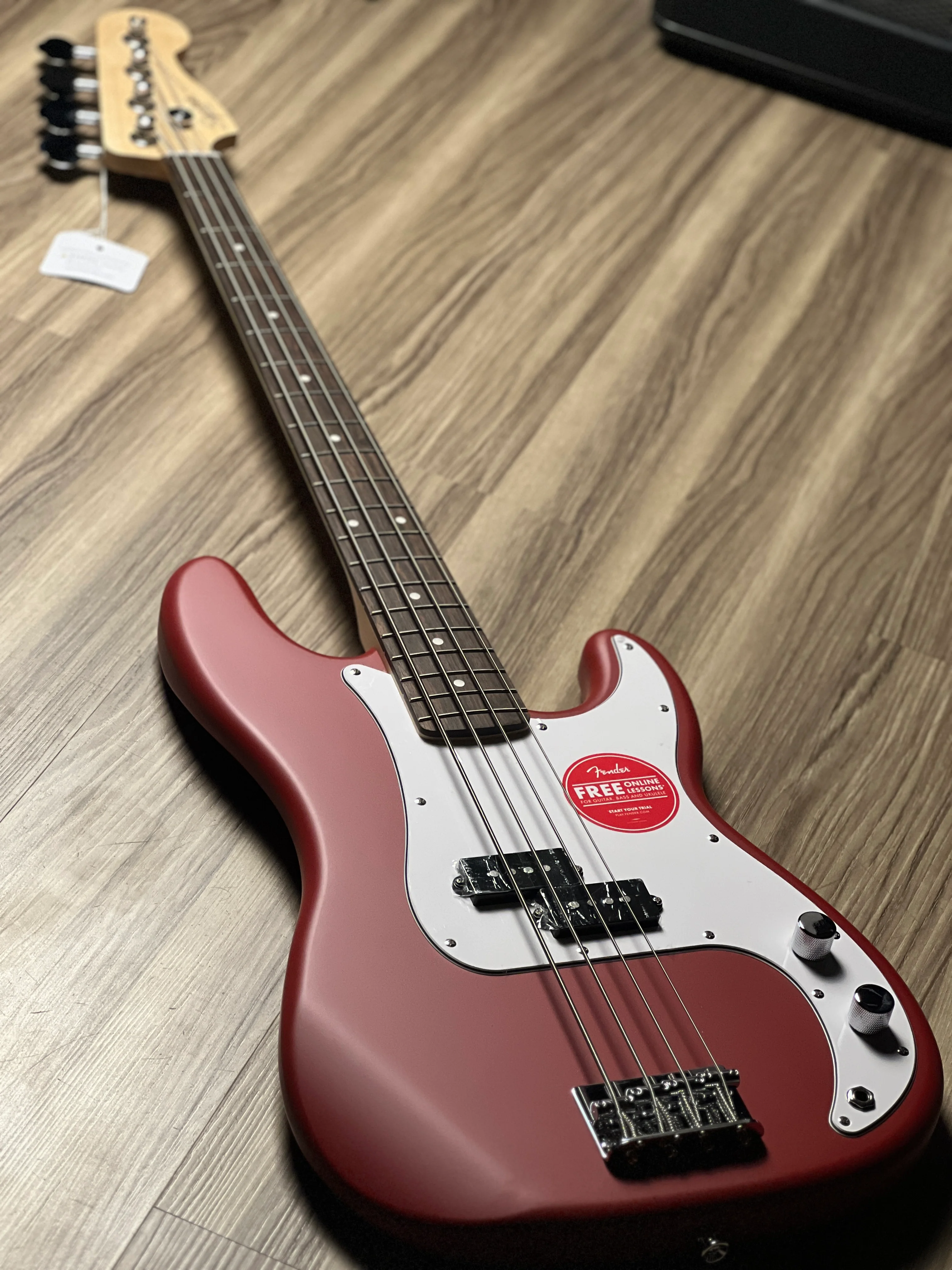 Squier Debut Series Precision Bass with Laurel FB in Dakota Red - Image 2