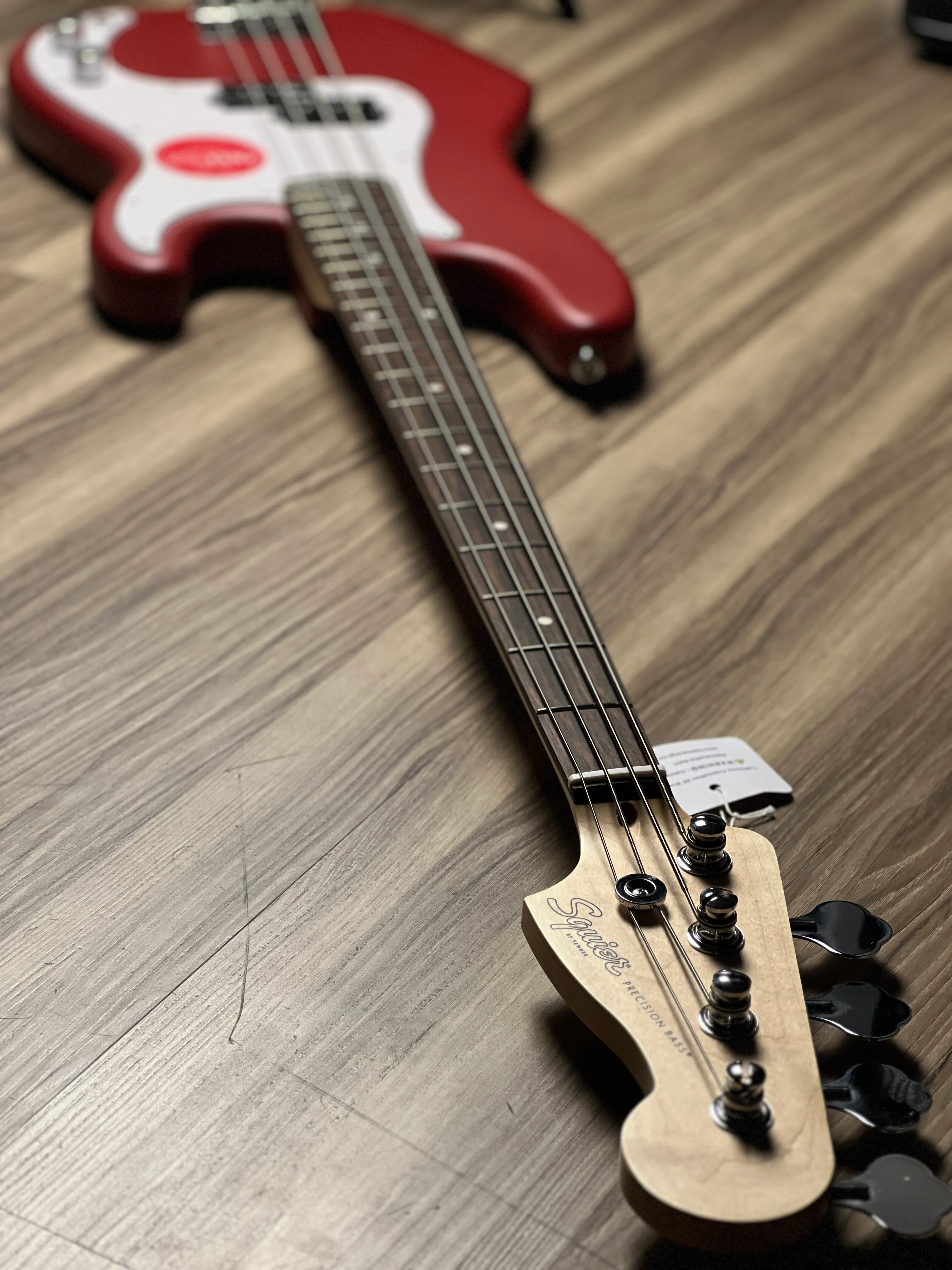 Squier Debut Series Precision Bass with Laurel FB in Dakota Red - Image 5