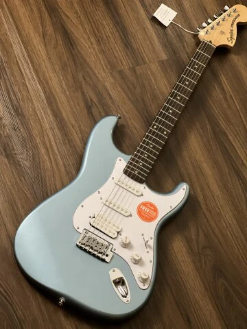 Squier FSR Affinity Series HSS Stratocaster with Laurel FB In Ice Blue Metallic - Image 2