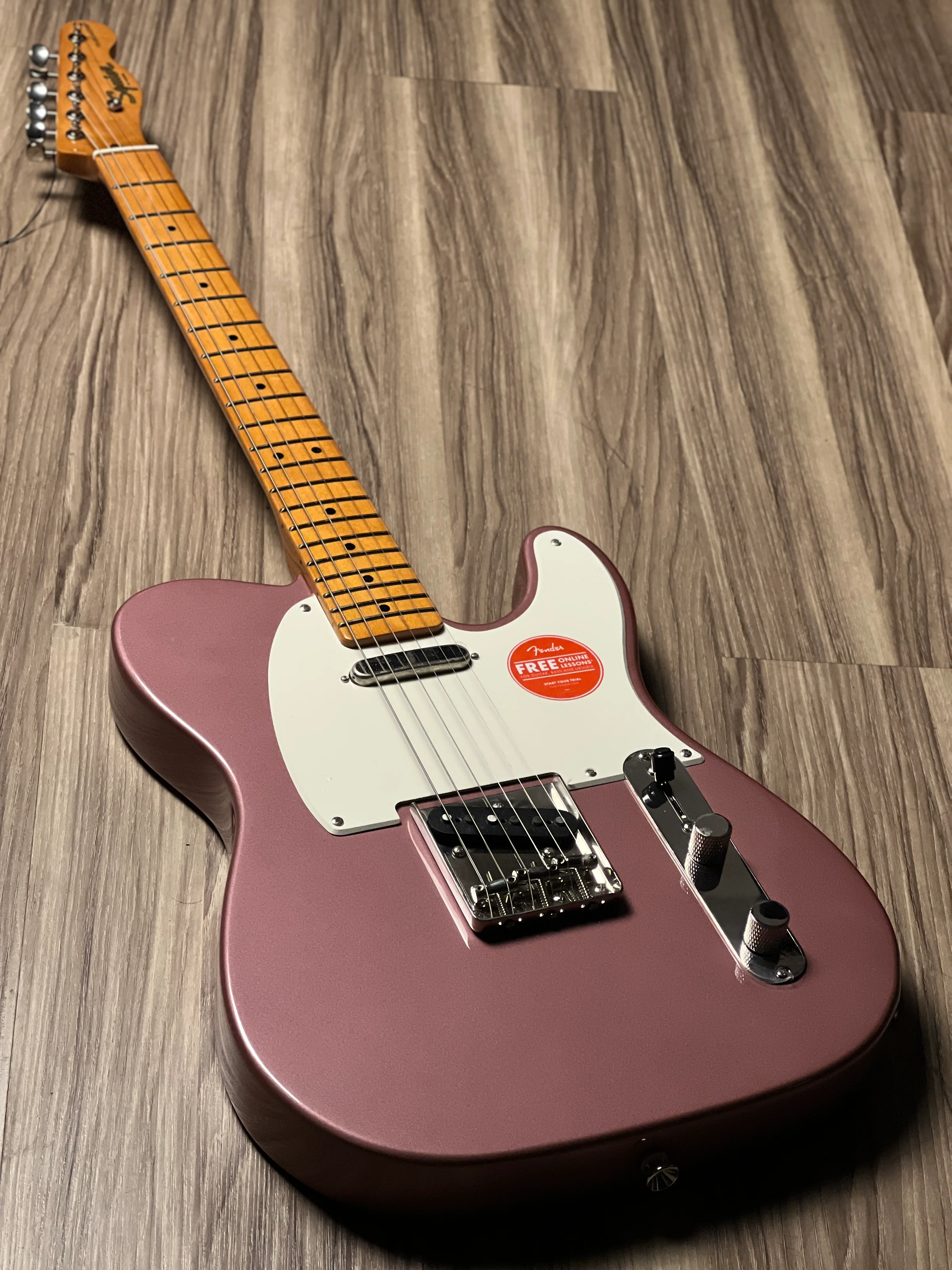 Squier FSR Classic Vibe 50s Telecaster with Maple FB in Burgundy Mist