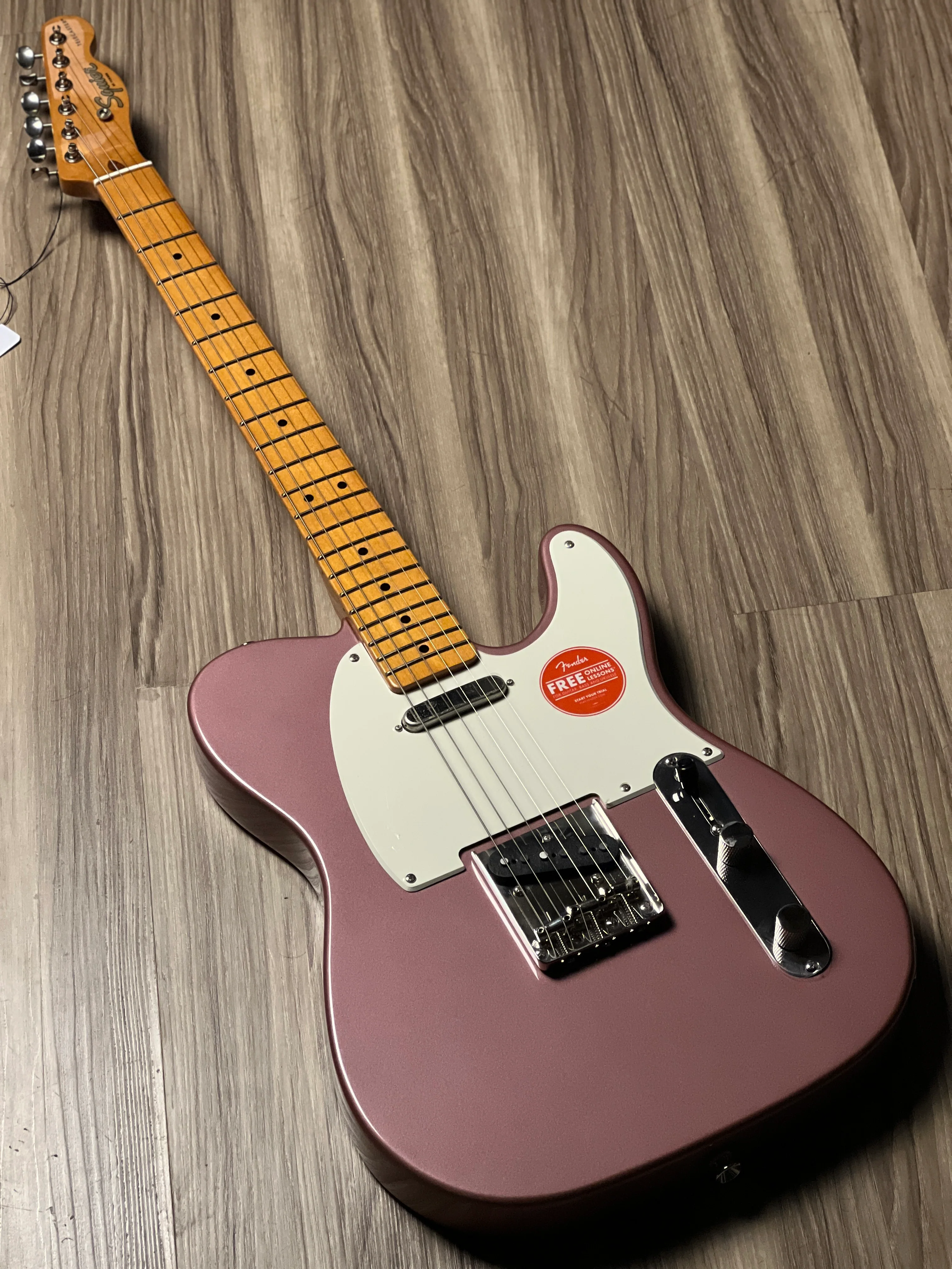 Squier FSR Classic Vibe 50s Telecaster with Maple FB in Burgundy Mist - Image 2