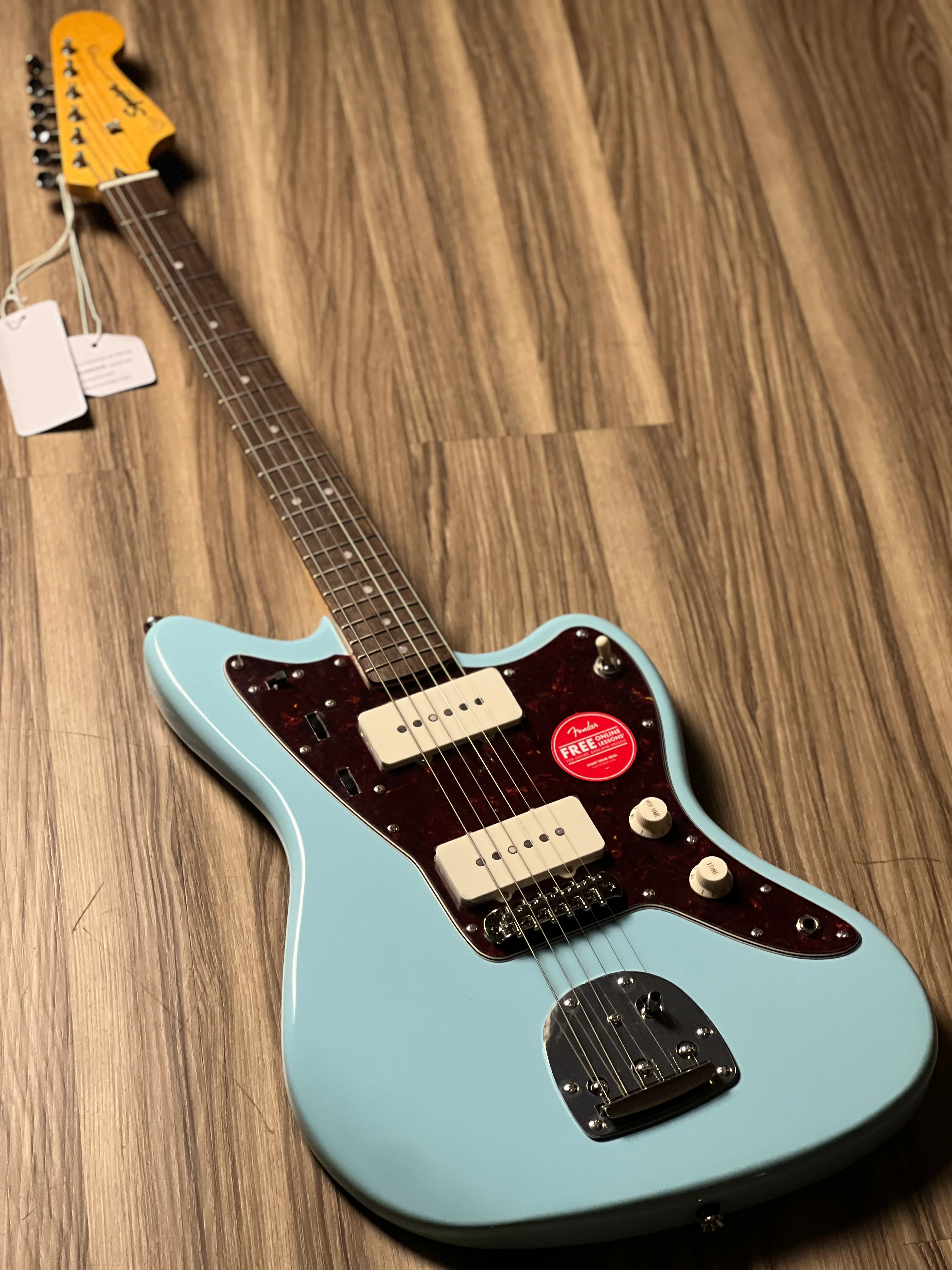Squier FSR Classic Vibe 60s Jazzmaster with Laurel FB in Daphne Blue - Image 2