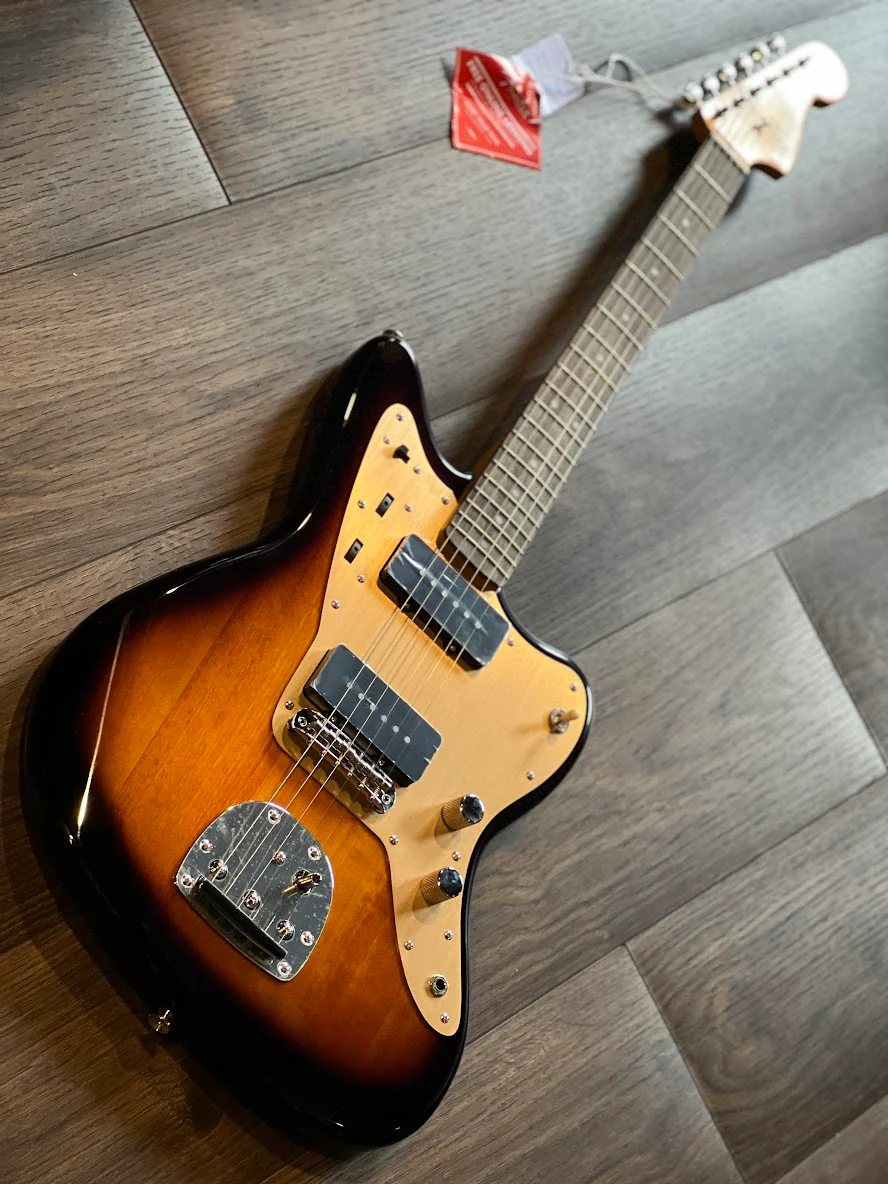 Squier FSR Classic Vibe Late 50s Jazzmaster with Laurel FB in 2-Tone Sunburst - Image 2