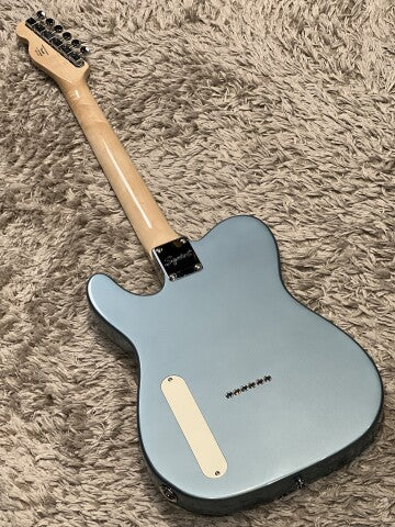 Squier FSR Paranormal Cabronita Thinline Telecaster with Laurel FB in Ice Blue Metallic - Image 4