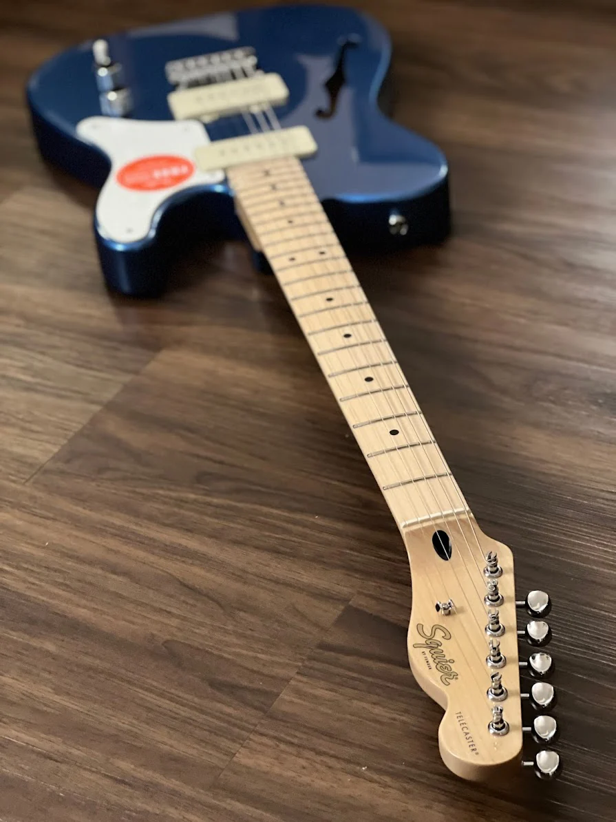 Squier Paranormal Cabronita Telecaster Thinline - Lake Placid Blue - Image 5