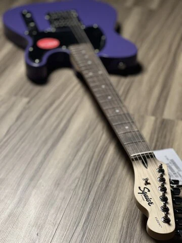 Squier Sonic Esquire H w/Black Pickguard with Laurel FB in Ultraviolet - Image 5