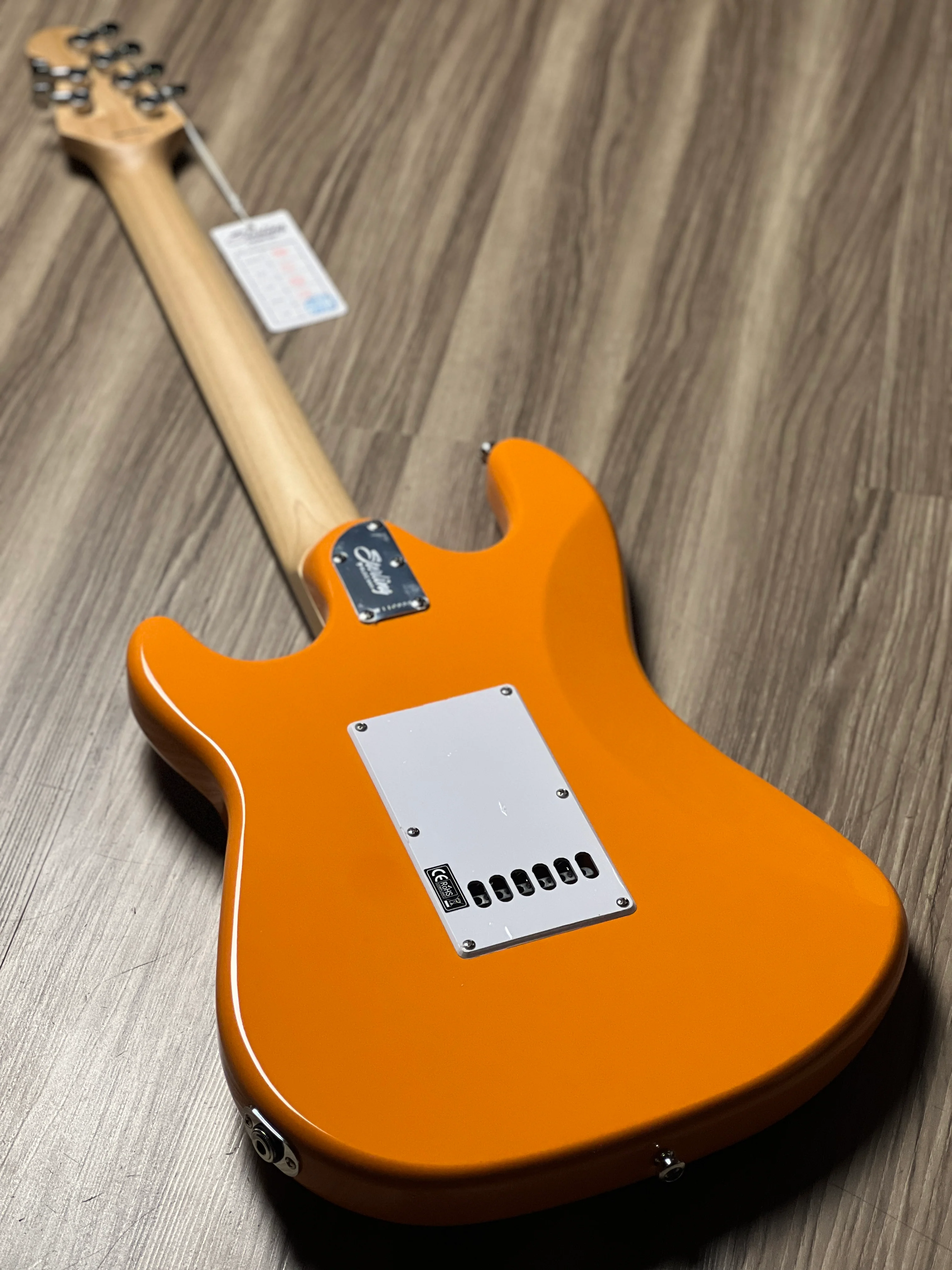 Sterling By Music Man Cutlass CT20 with Amaranth FB in Sunrise Orange - Image 6