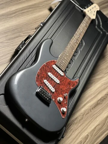 Sterling by Music Man Cutlass CT30SSS with Laurel FB in Charcoal Frost - Image 3