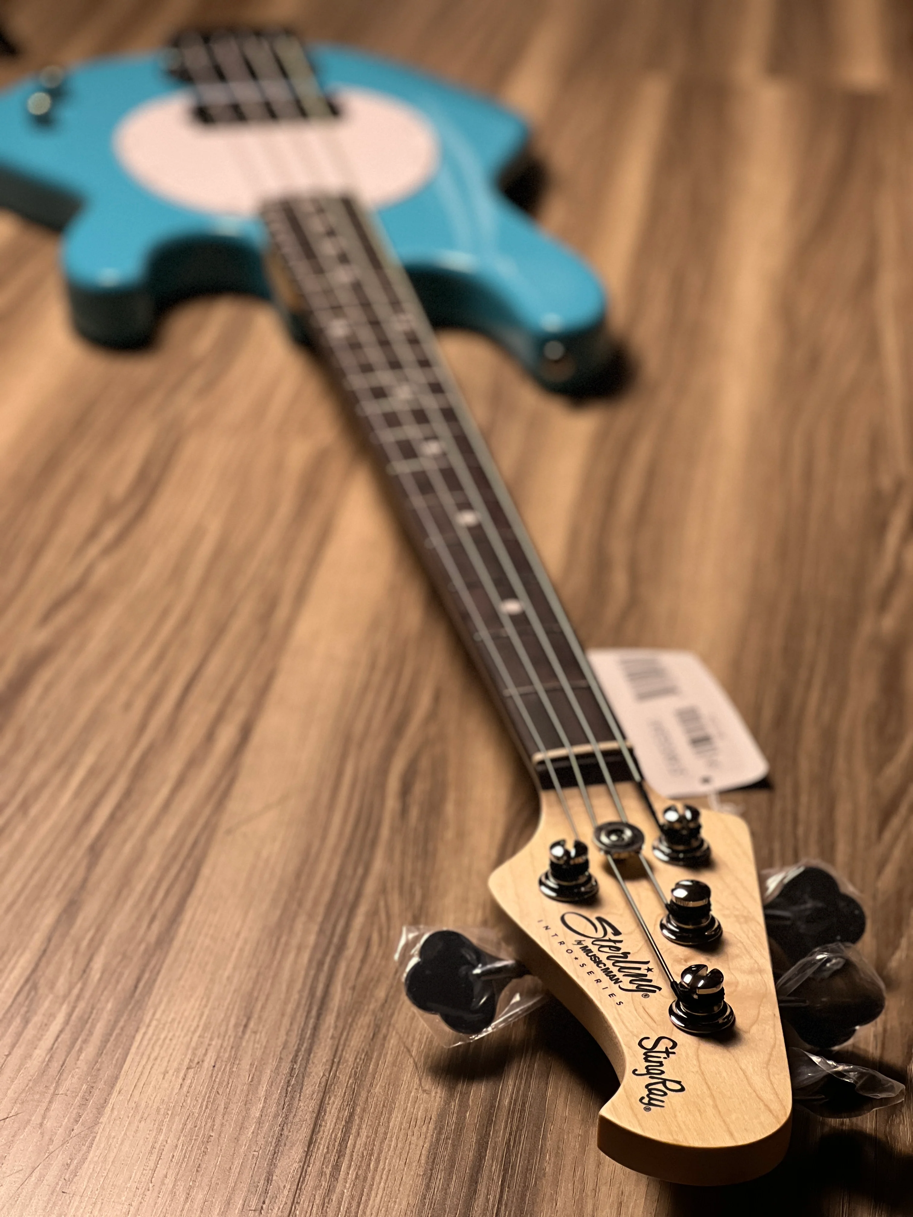 Sterling By Music Man StingRay RAY2 with Amaranth FB in Electric Blue - Image 6