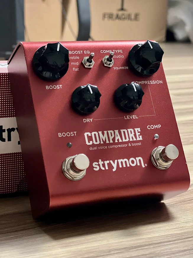 Strymon Compadre Dual Voice Compressor & Boost Guitar Effects Pedal - Image 3