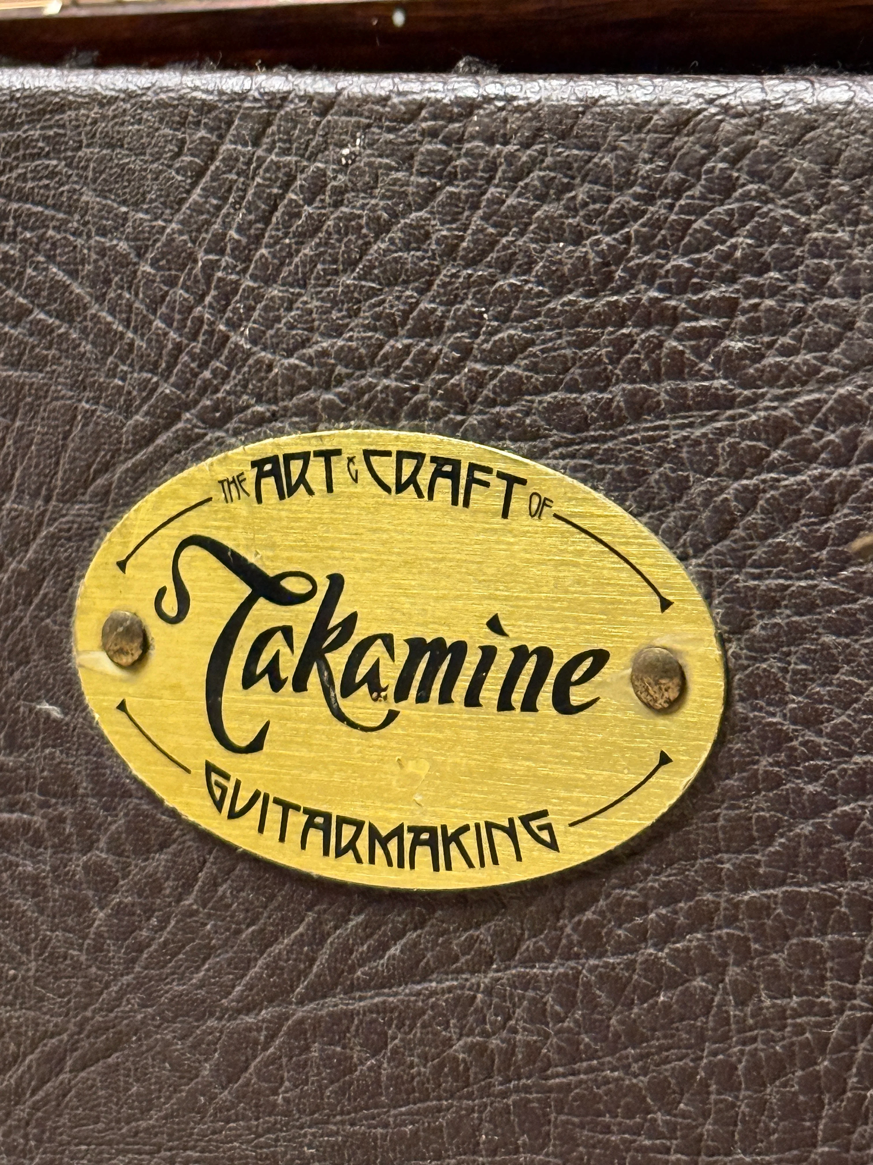 Takamine ETN10C Dreadnought Acoustic-Electric With Case in Satin Natural made in Japan (USED) - Image 11