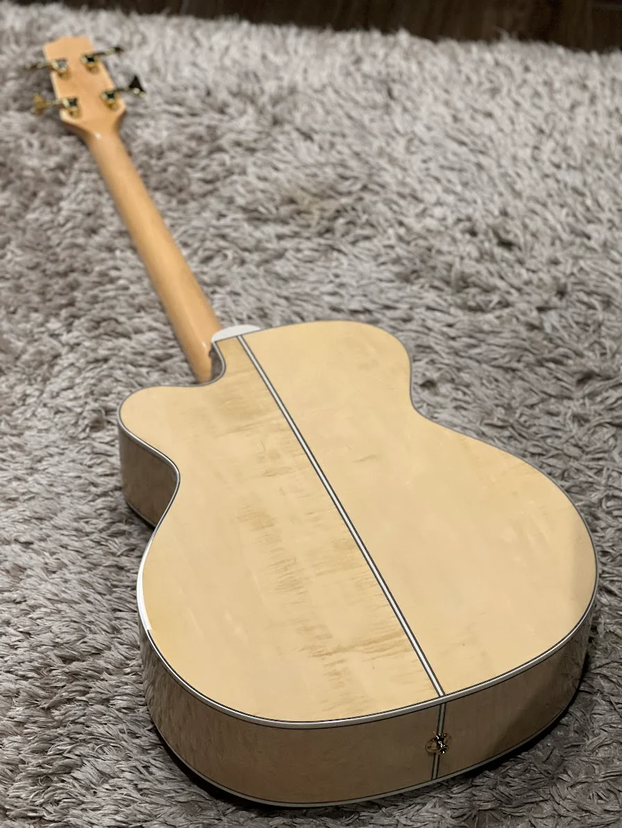 Takamine GB72CE Jumbo Acoustic Bass Guitar - Natural - Image 4
