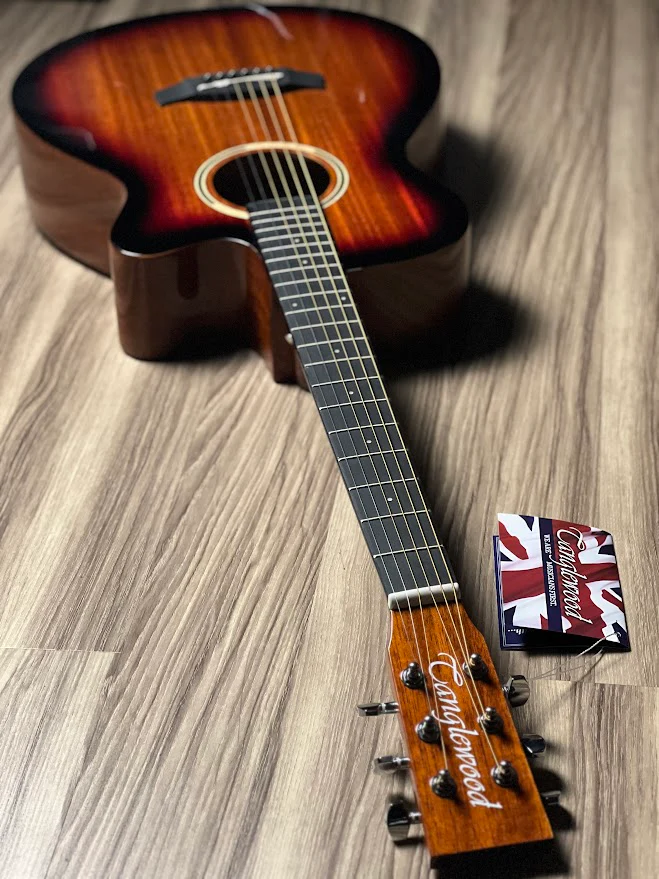 Tanglewood DBT SFCE SB G Super Folk Cutaway in Sunburst Gloss Finish - Image 7