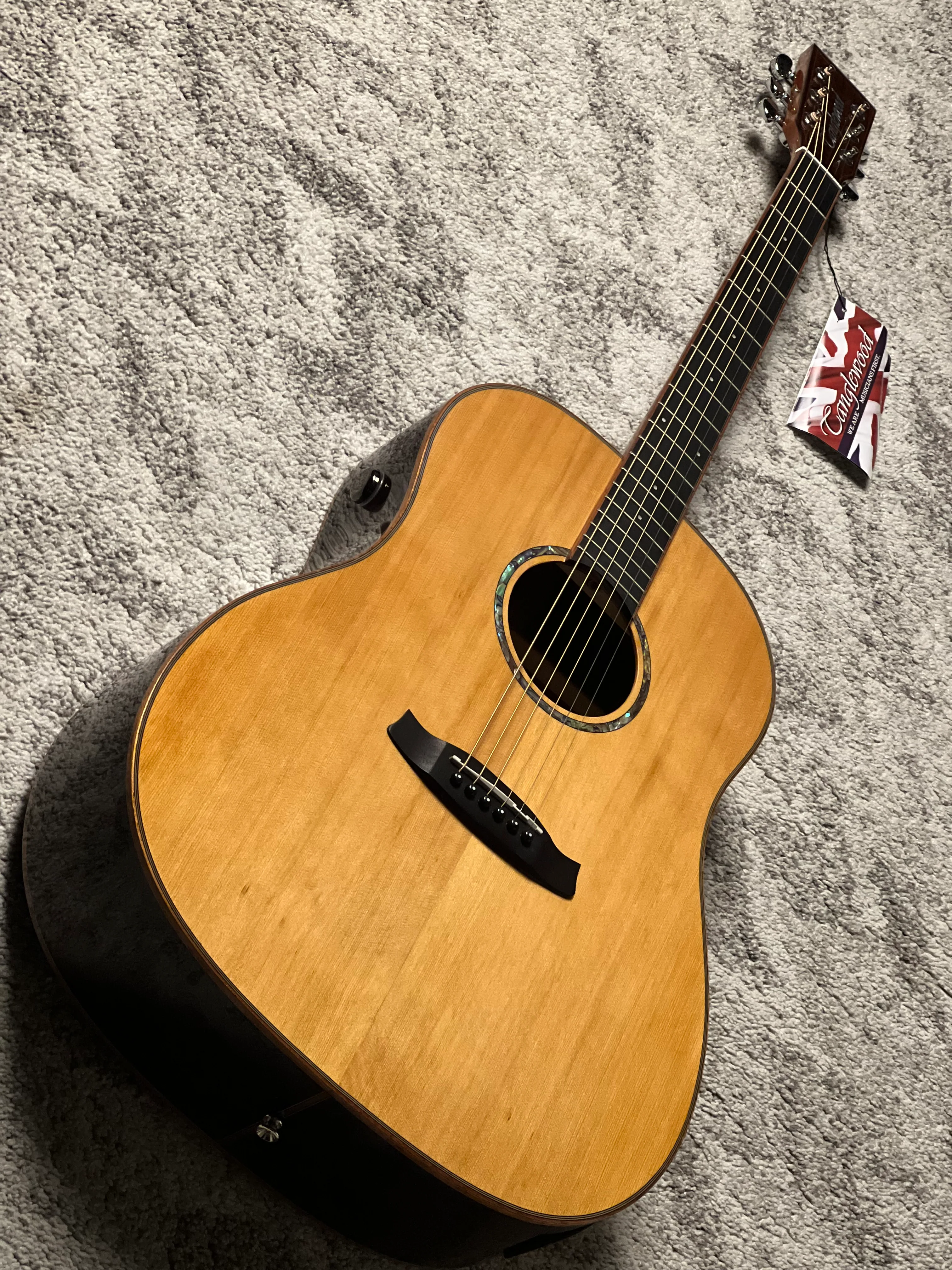 Tanglewood TRS5-SE Rosewood Smart Solid Top Sloped Shoulder Dreadnought Acoustic w/ Pickup in Natural Gloss - Image 3